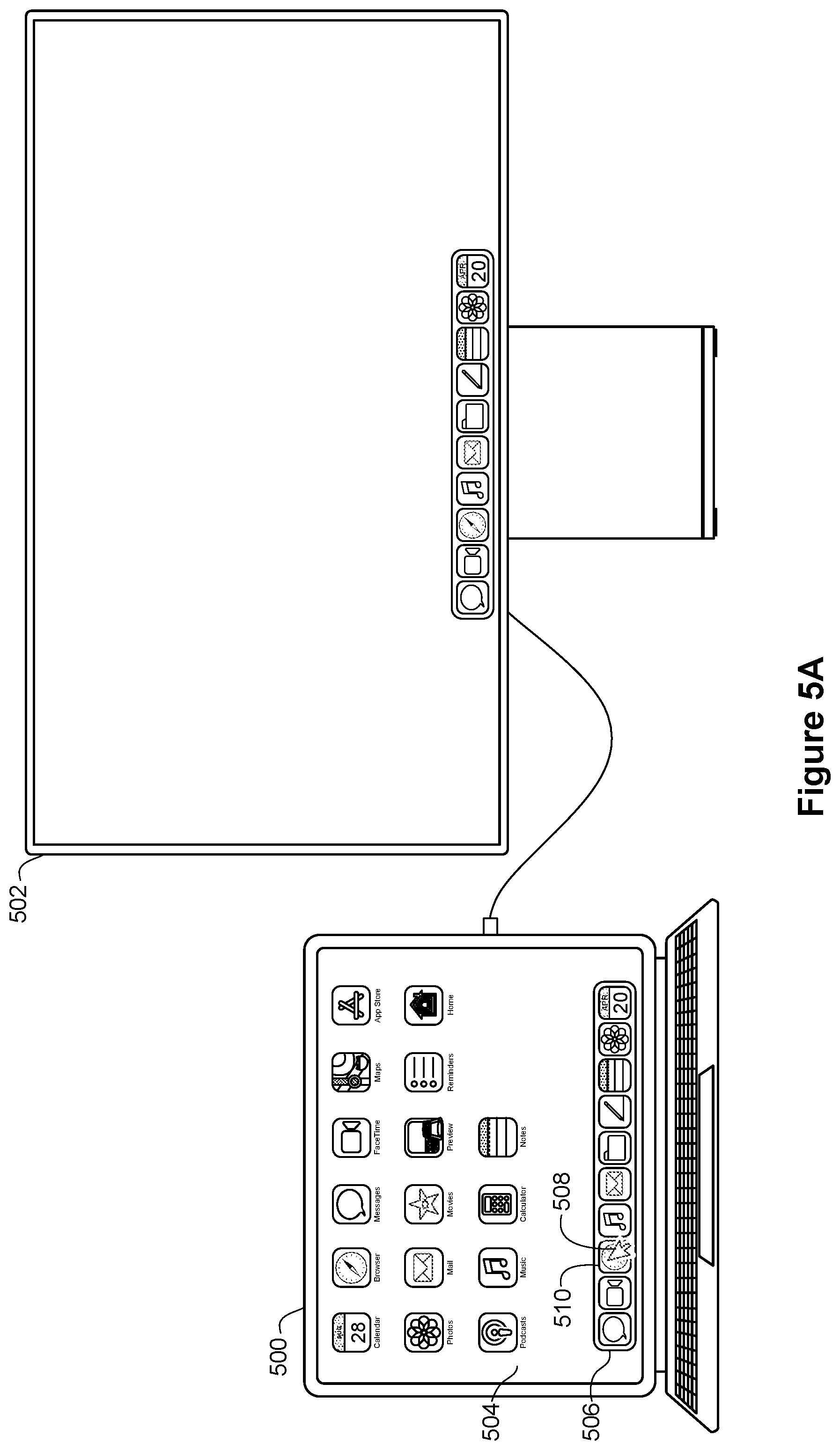 Patent US12541277 Figure 8 – Systems and methods for interacting with multiple applications on an electronic device