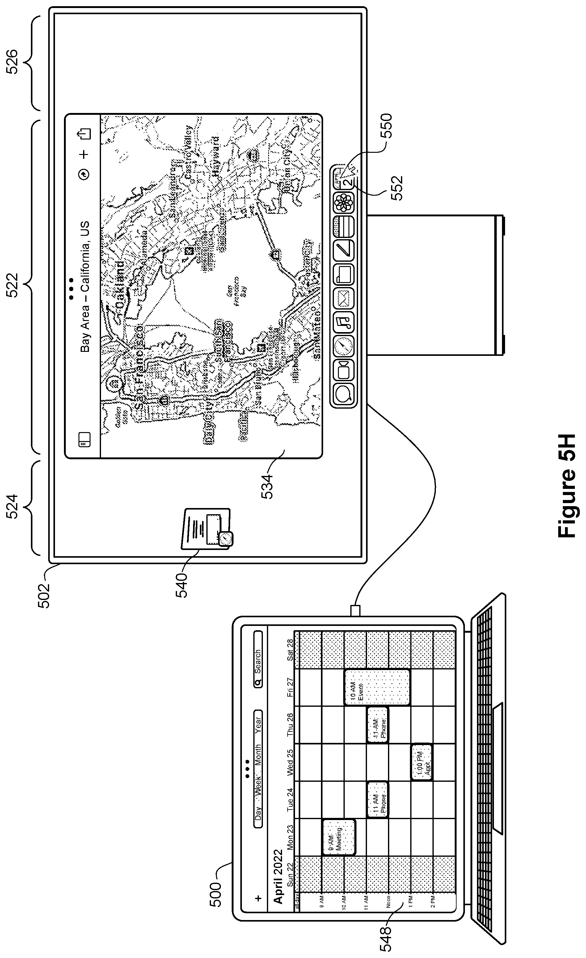 Patent US12541277 Figure 15 – Systems and methods for interacting with multiple applications on an electronic device