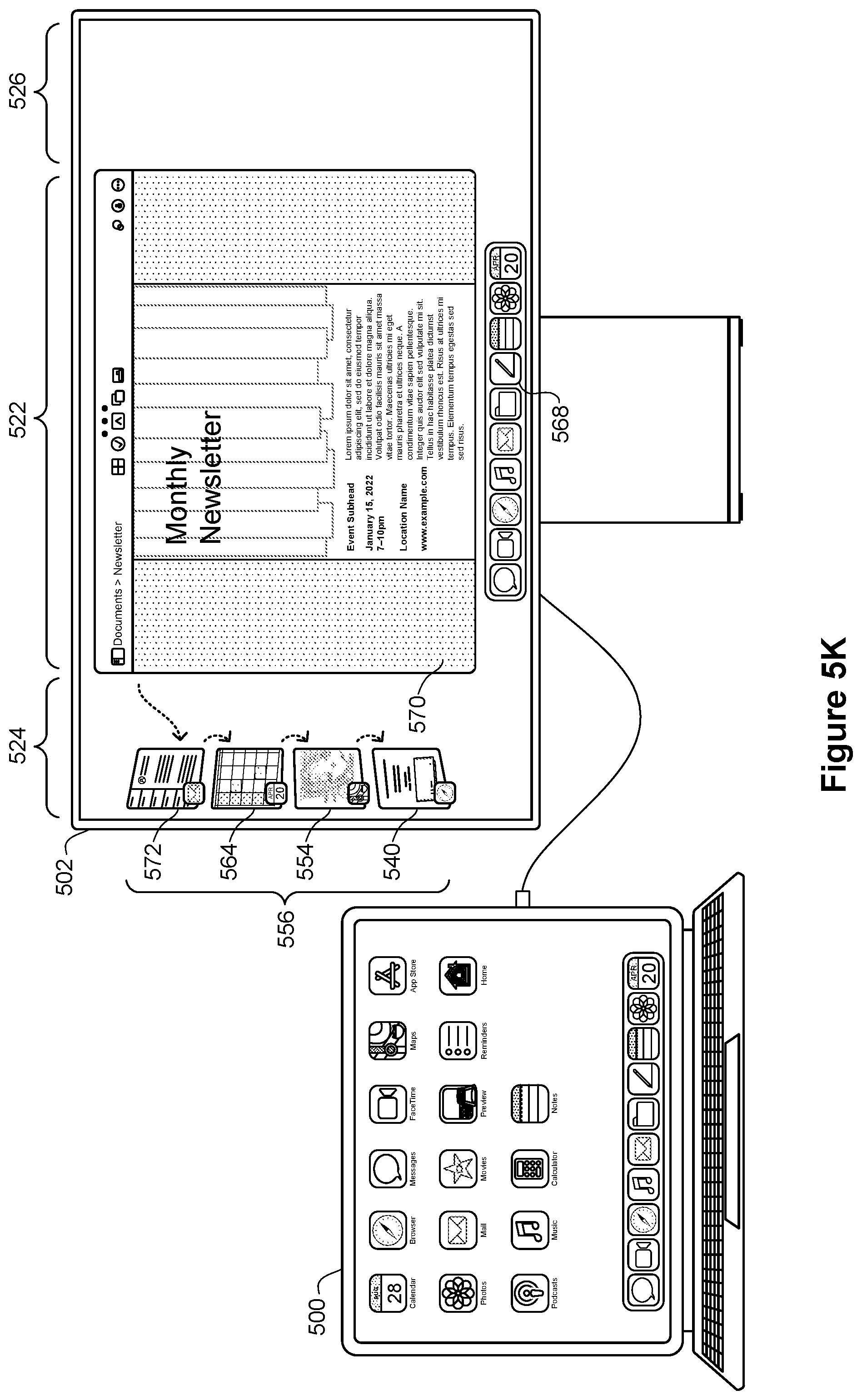 Patent US12541277 Figure 18 – Systems and methods for interacting with multiple applications on an electronic device