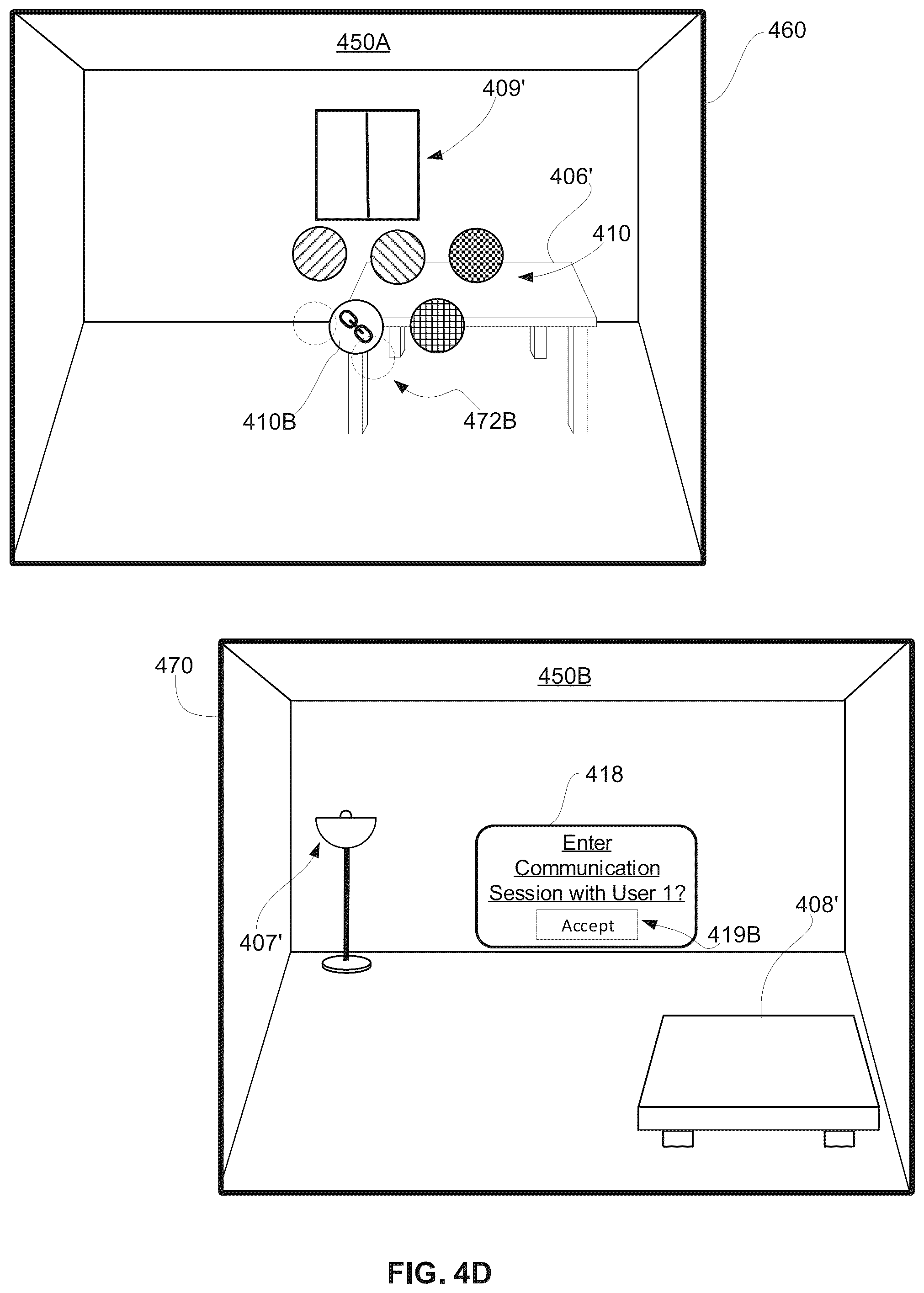 Patent US12541280 Figure 7 – System and method of three-dimensional placement and refinement in multi-user communication sessions