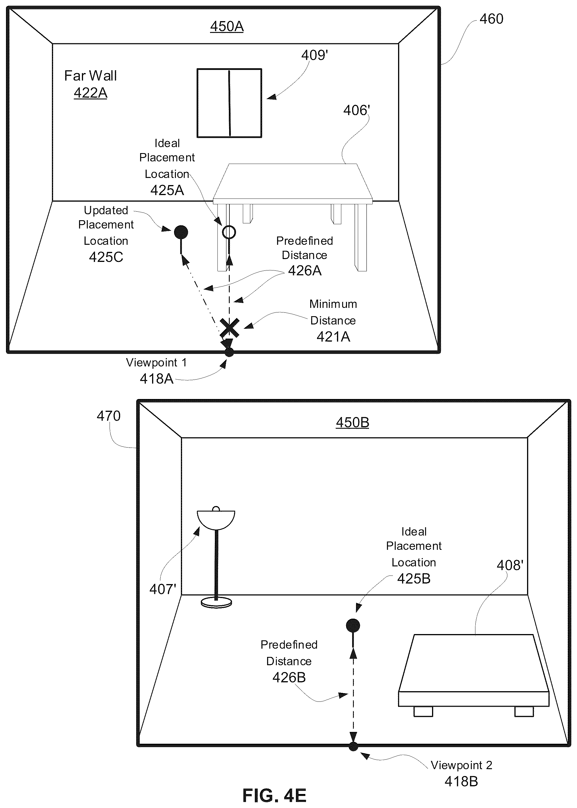Patent US12541280 Figure 8 – System and method of three-dimensional placement and refinement in multi-user communication sessions