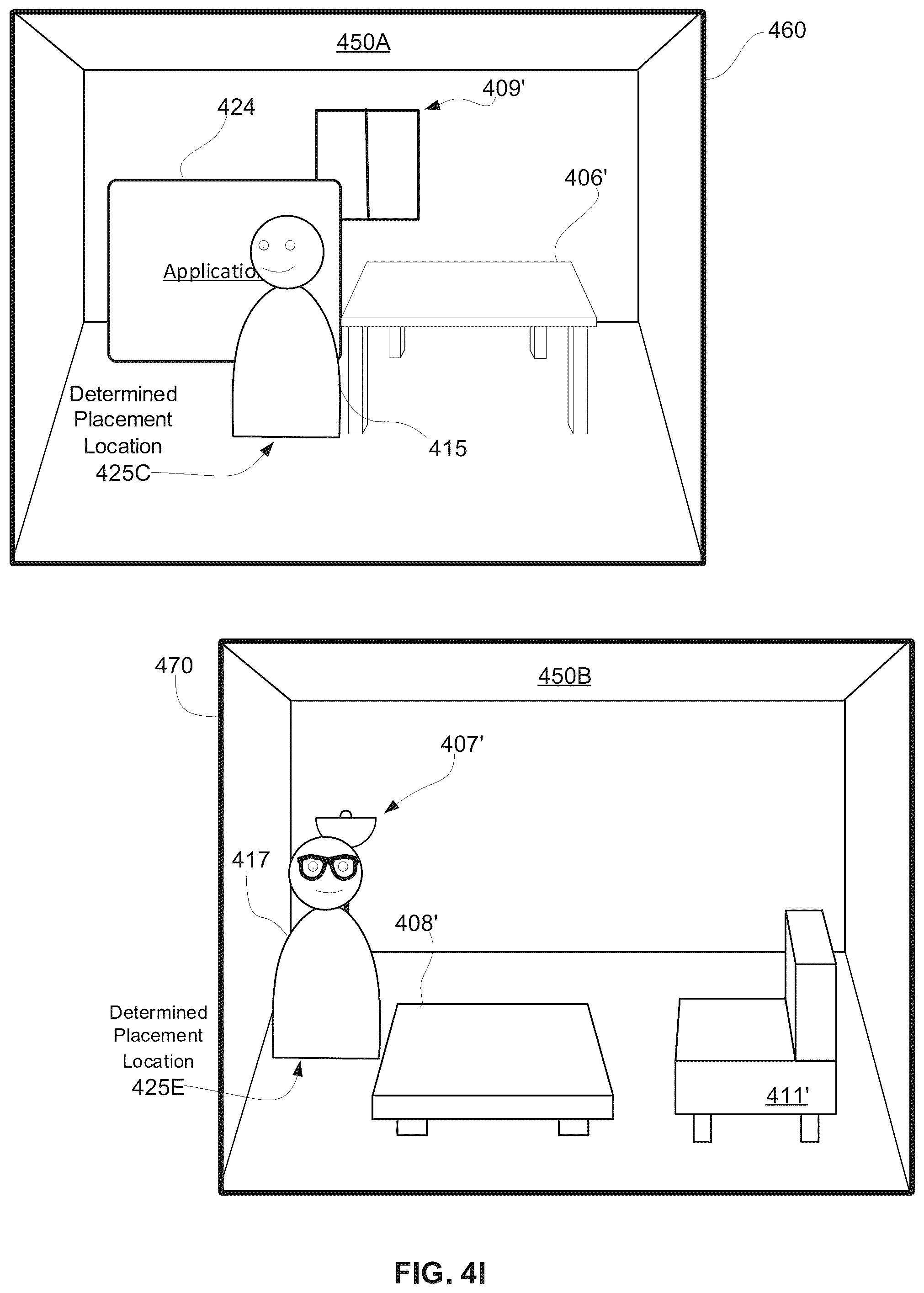 Patent US12541280 Figure 12 – System and method of three-dimensional placement and refinement in multi-user communication sessions