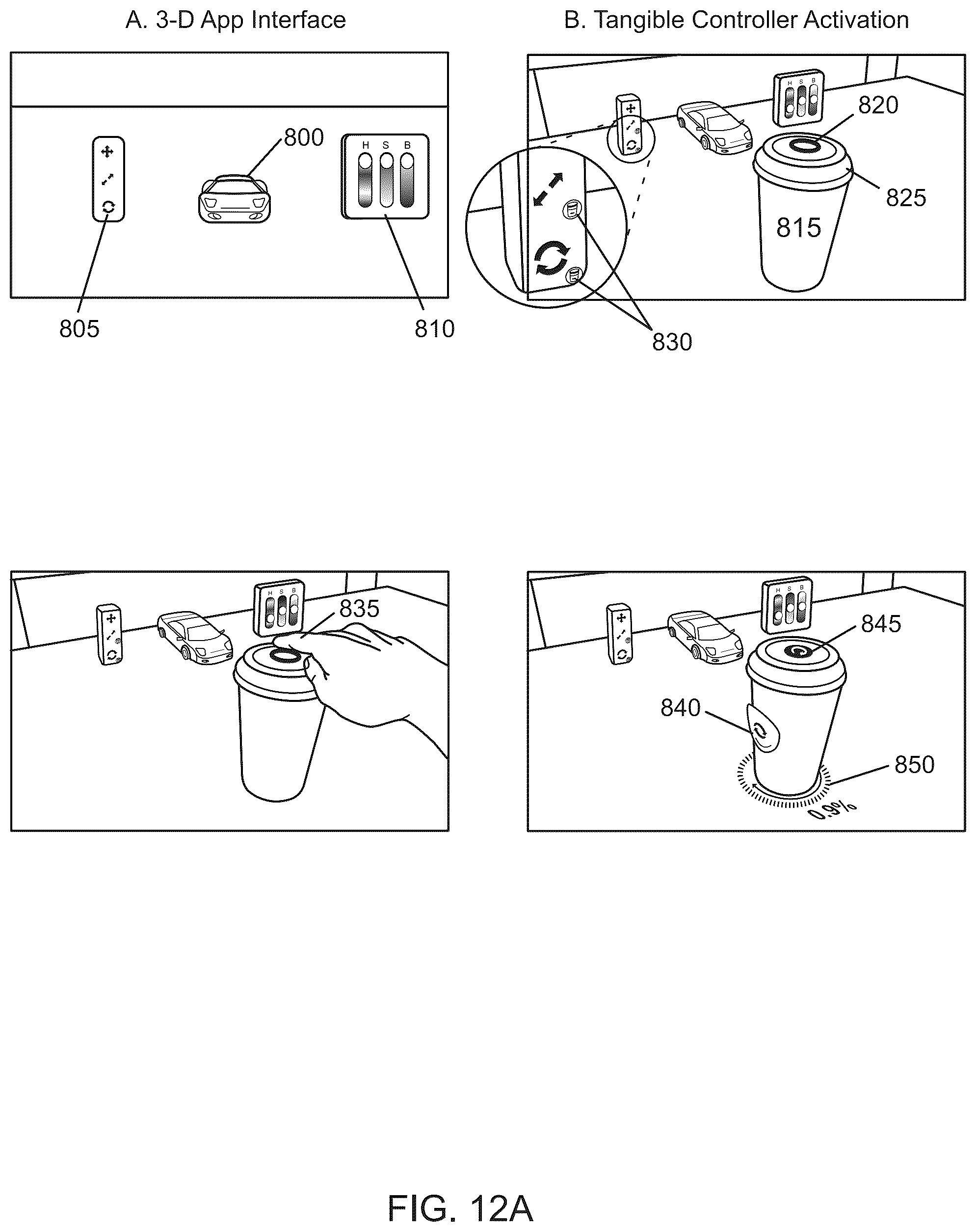 Patent US12541281 Figure 16 – Opportunistic adaptive tangible user interfaces for use in extended reality environments