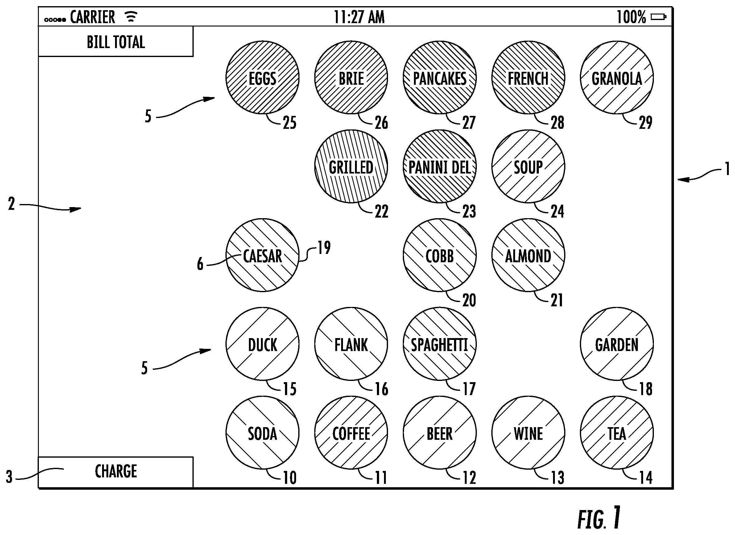 Patent US12541282 Figure 1 – Learning user interface