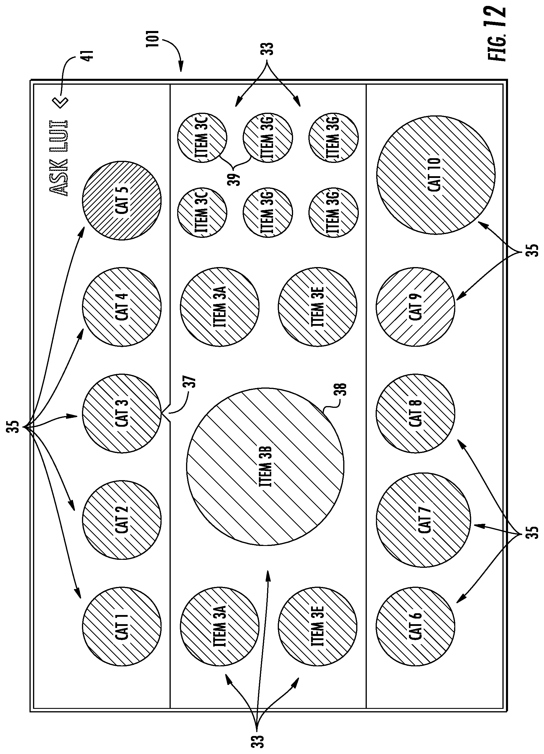 Patent US12541282 Figure 10 – Learning user interface