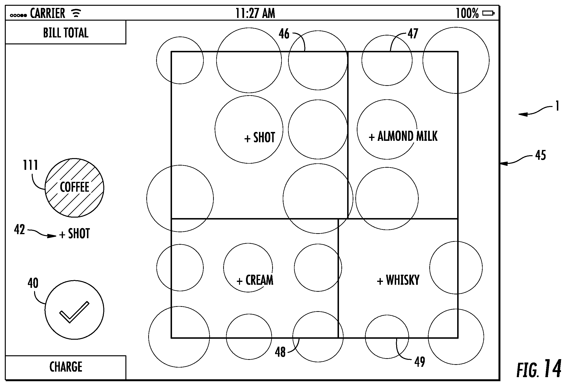 Patent US12541282 Figure 12 – Learning user interface