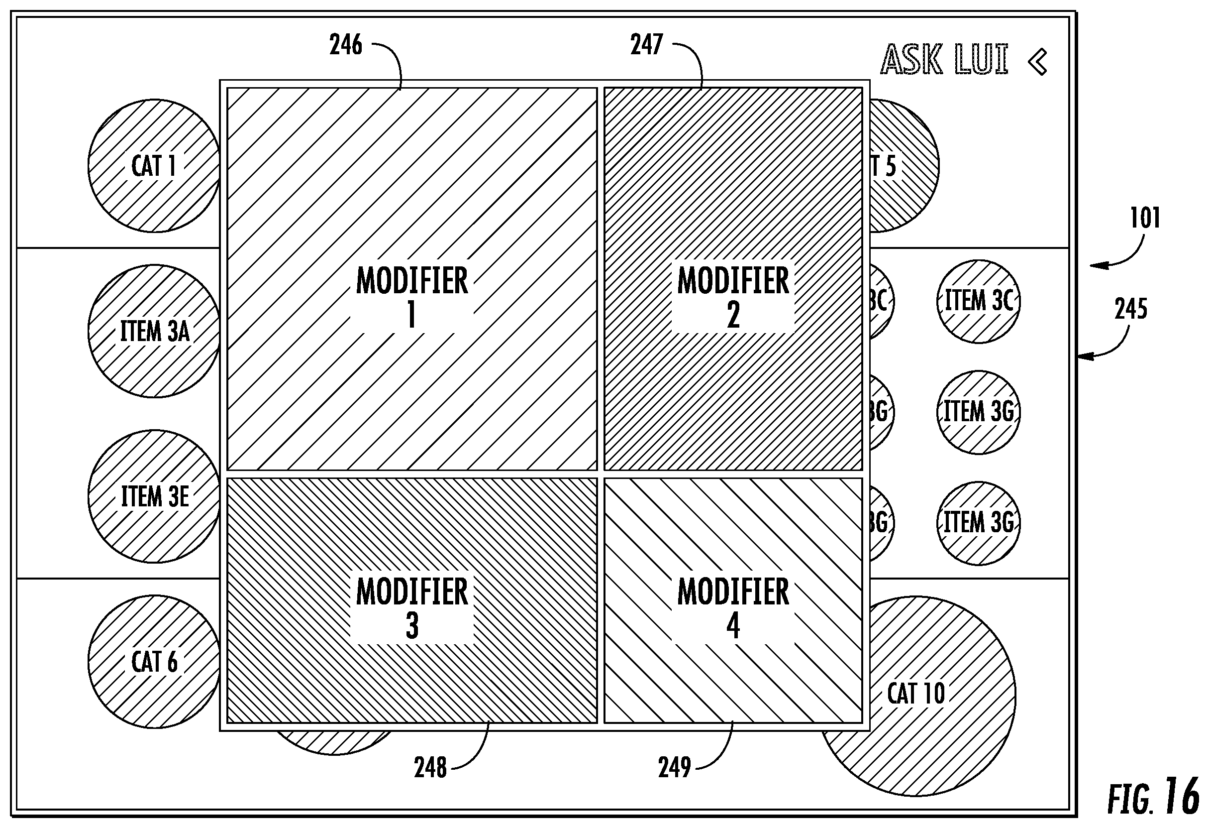 Patent US12541282 Figure 14 – Learning user interface