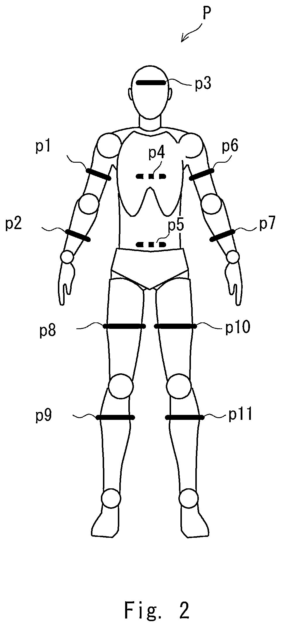 Patent US12541283 Figure 2 – Motion state monitoring system, method for controlling the same, and non-transitory computer-readable medium