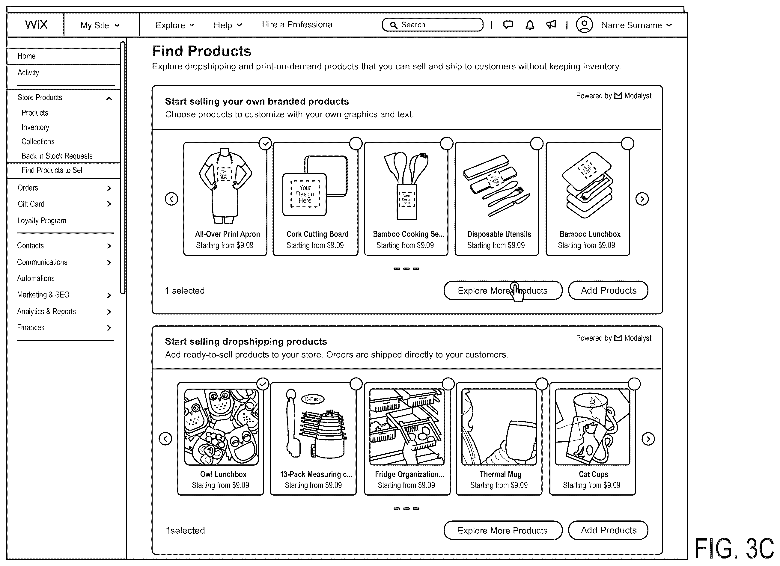 Patent US12541284 Figure 6 – System and method for integrating custom content object repositories within a website building system