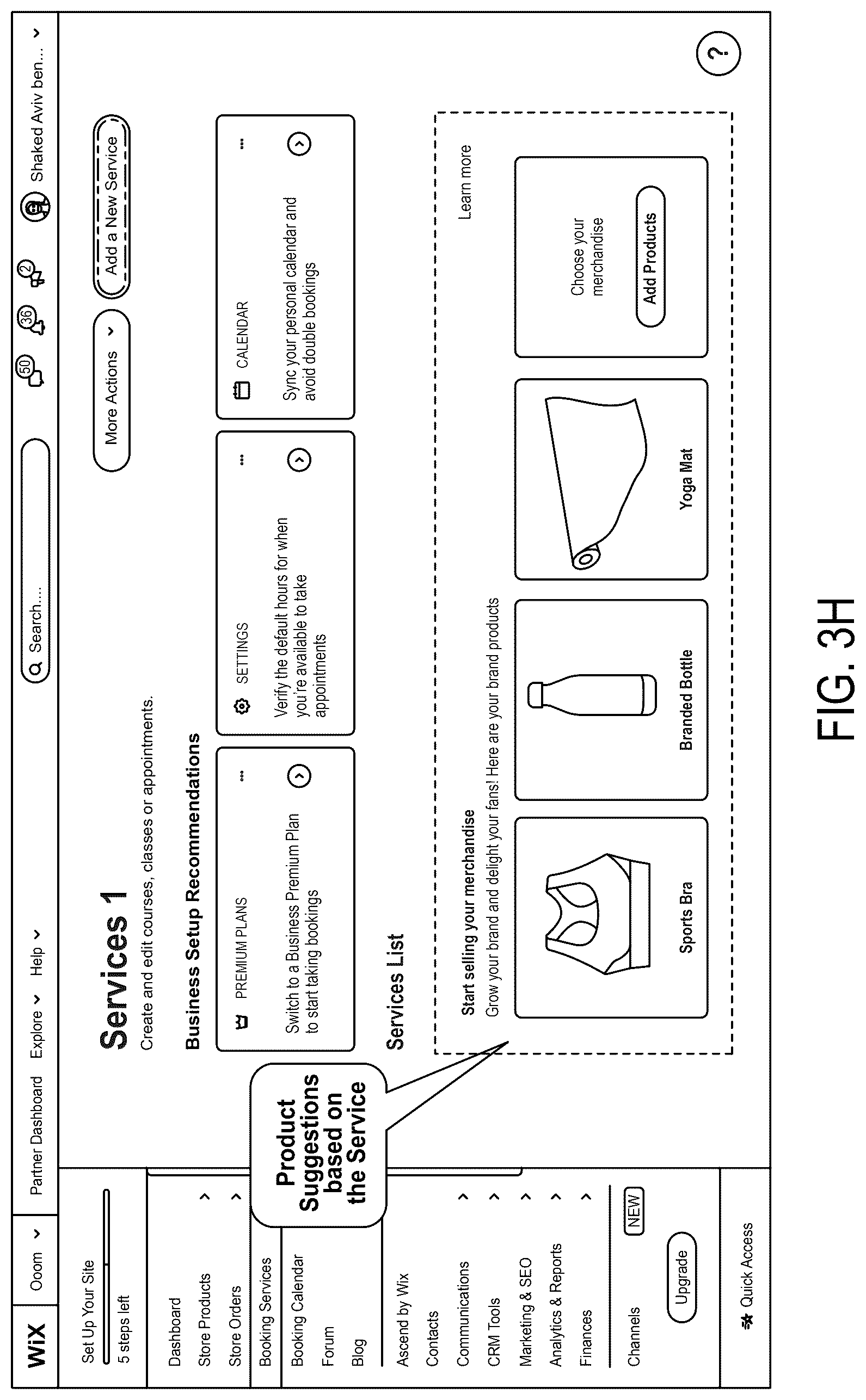 Patent US12541284 Figure 11 – System and method for integrating custom content object repositories within a website building system