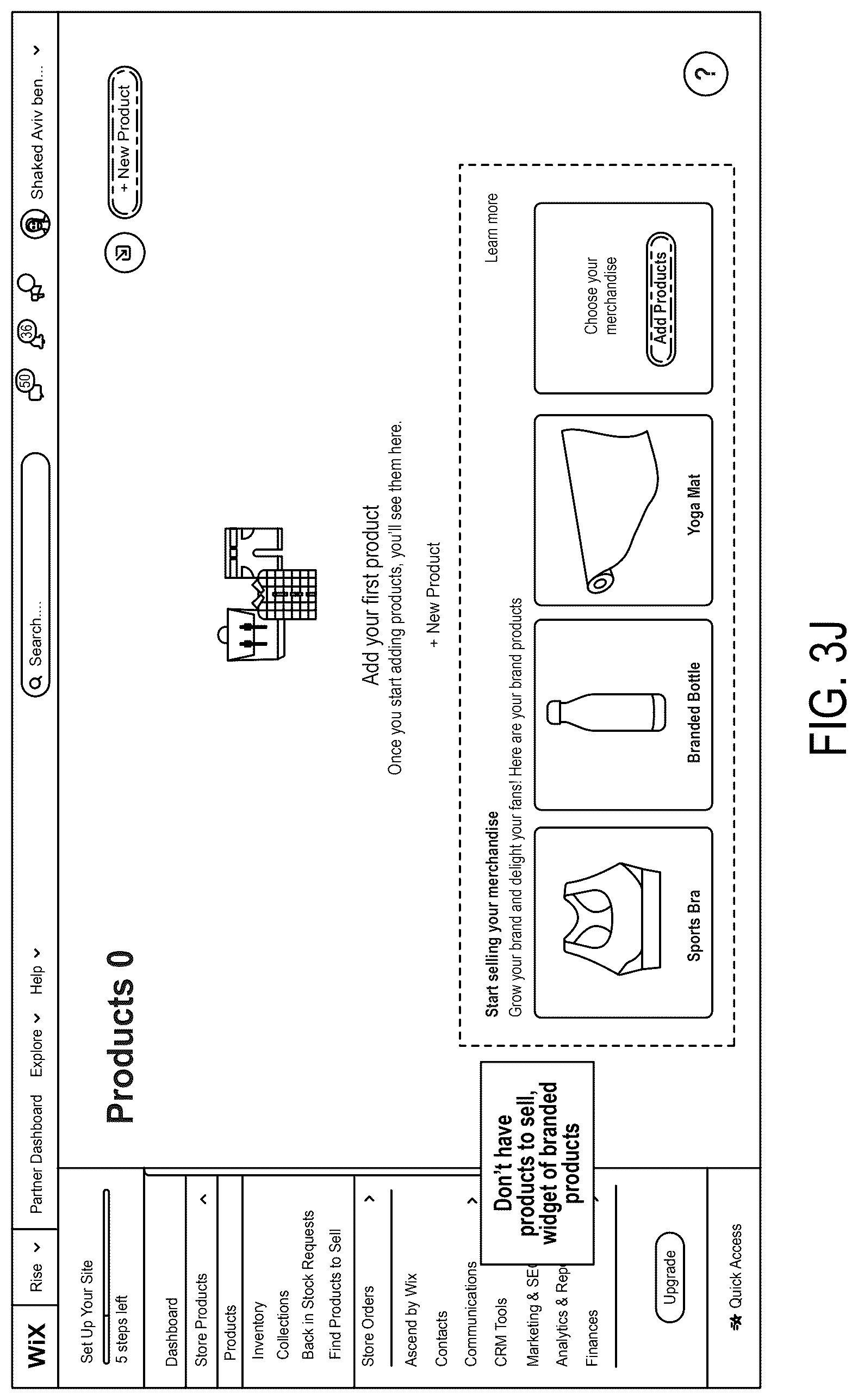 Patent US12541284 Figure 13 – System and method for integrating custom content object repositories within a website building system