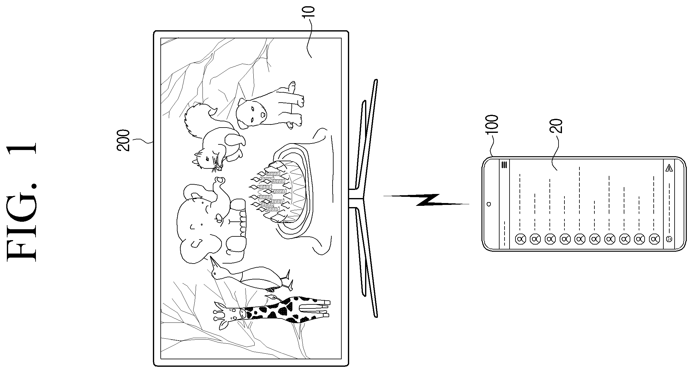 Patent US12541285 Figure 1 – Electronic apparatus and method for obtaining a capture image thereof
