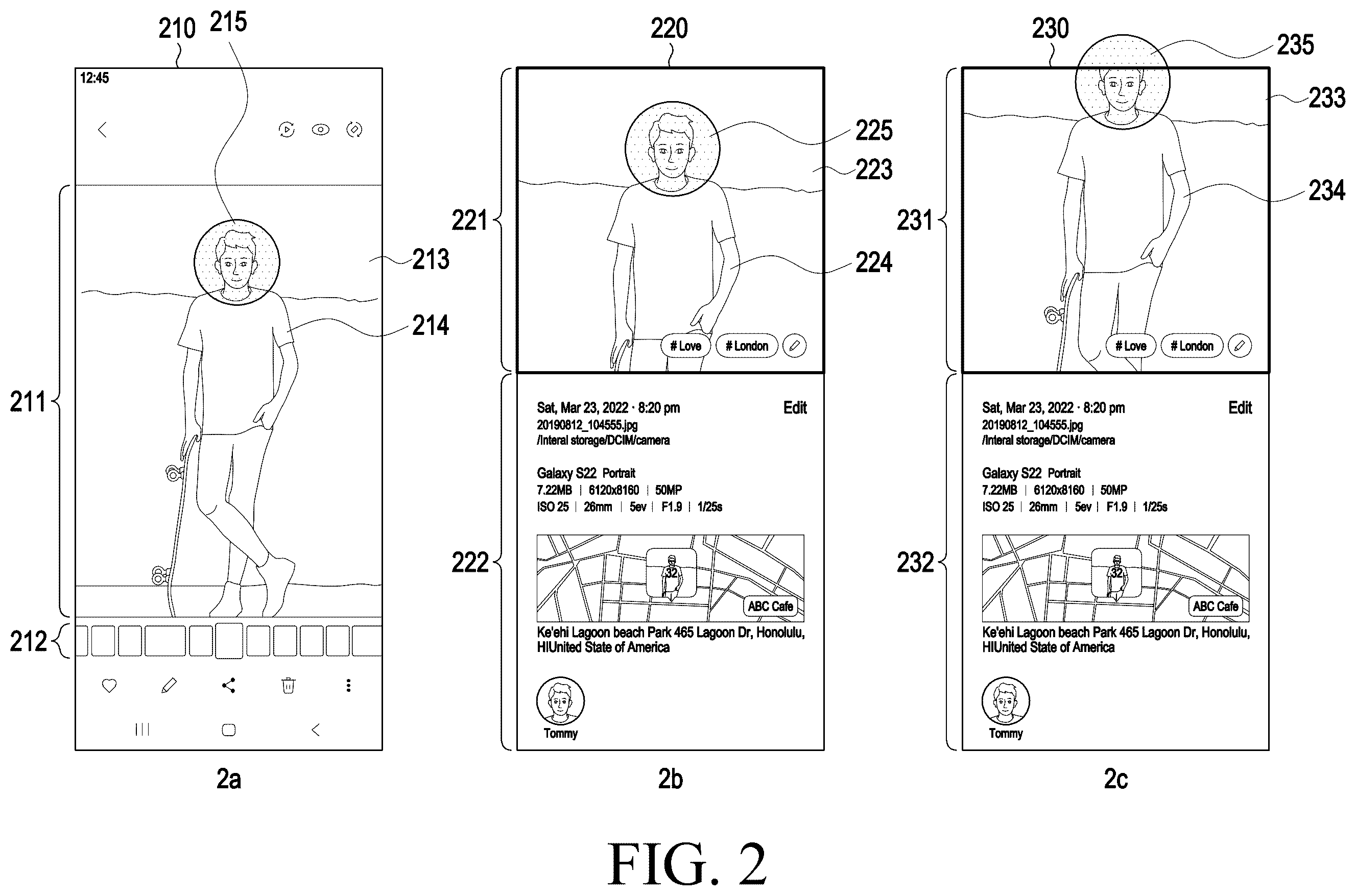 Patent US12541289 Figure 2 – Electronic device displaying image and method for operating the same