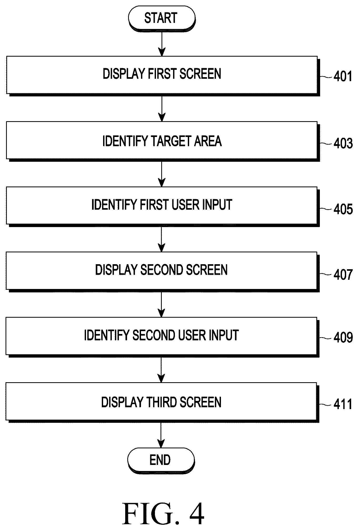 Patent US12541289 Figure 4 – Electronic device displaying image and method for operating the same