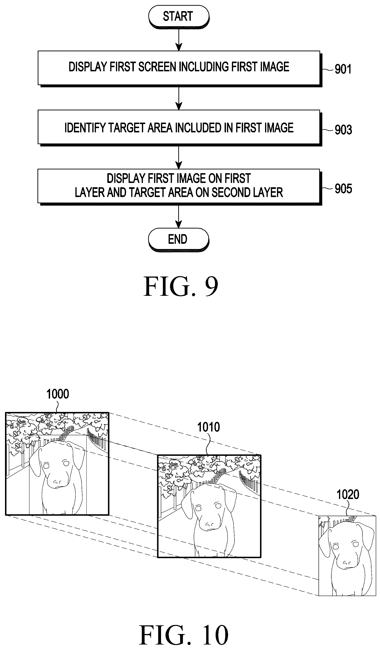 Patent US12541289 Figure 9 – Electronic device displaying image and method for operating the same