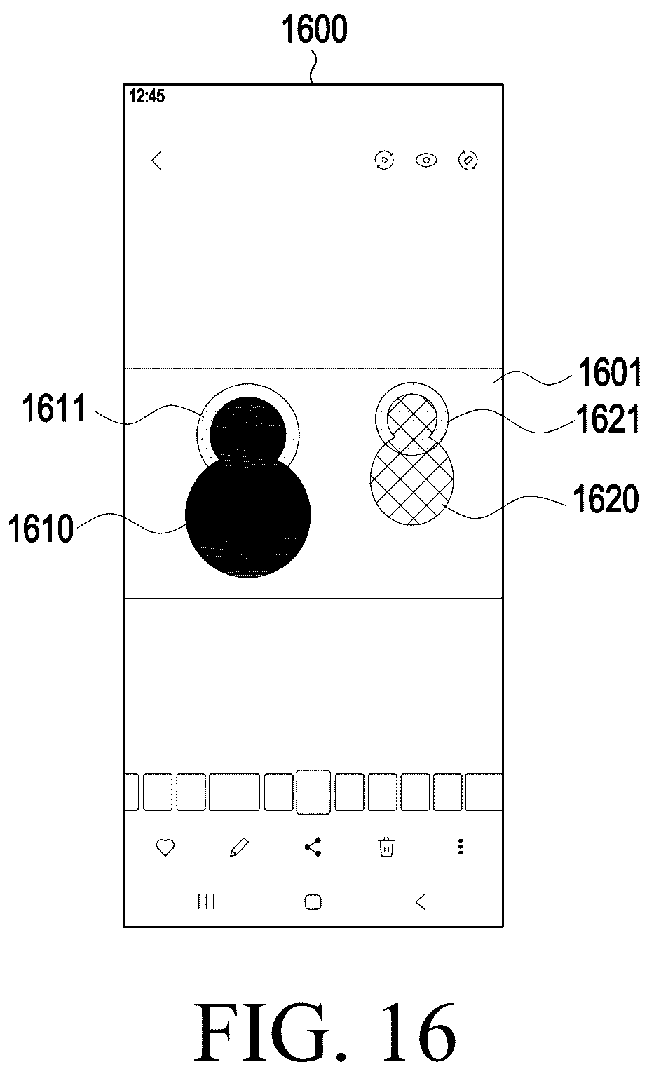 Patent US12541289 Figure 13 – Electronic device displaying image and method for operating the same