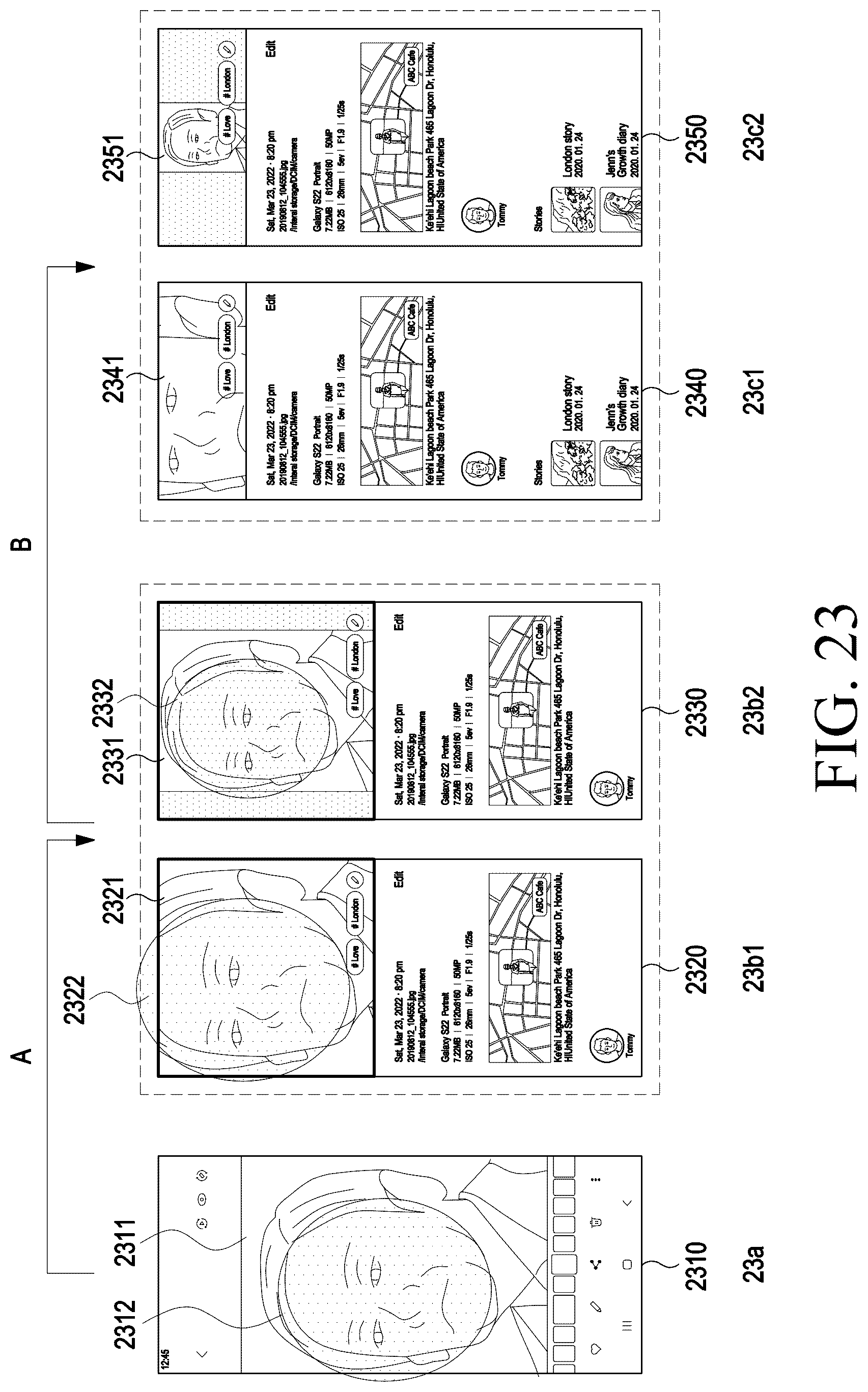 Patent US12541289 Figure 19 – Electronic device displaying image and method for operating the same