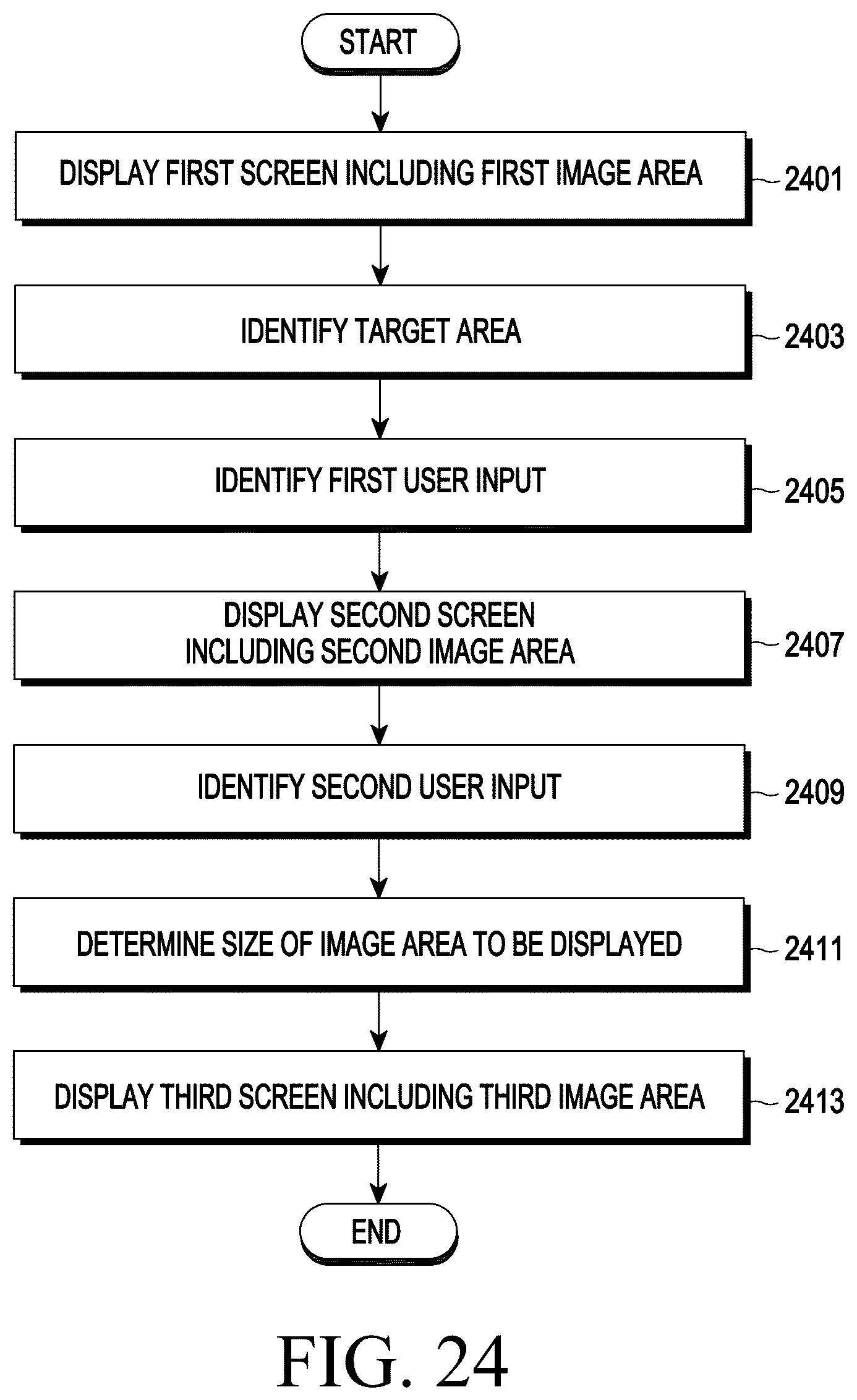 Patent US12541289 Figure 20 – Electronic device displaying image and method for operating the same