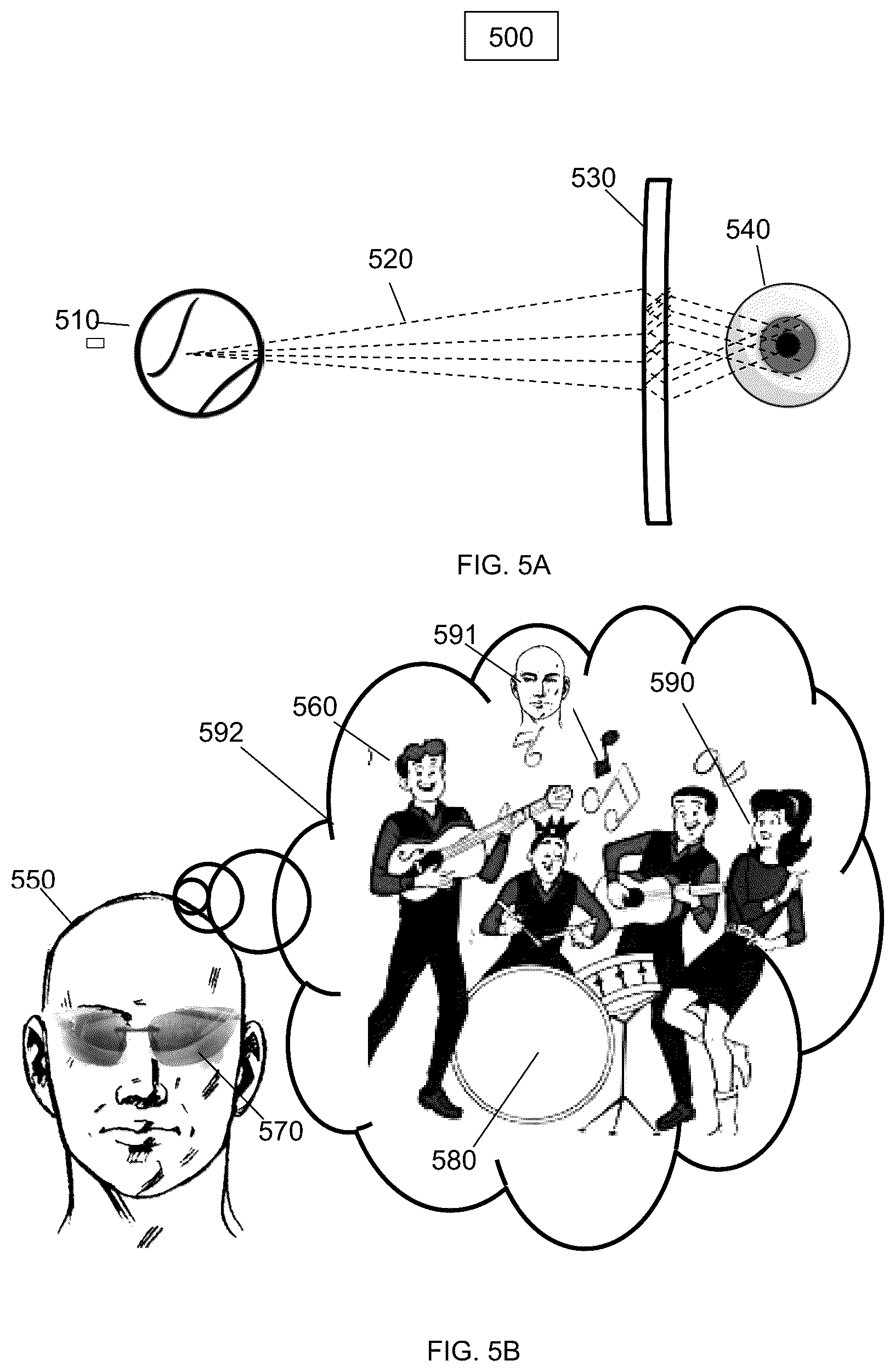 Patent US12541292 Figure 5 – User device utilizing one or more multidimensional object databases