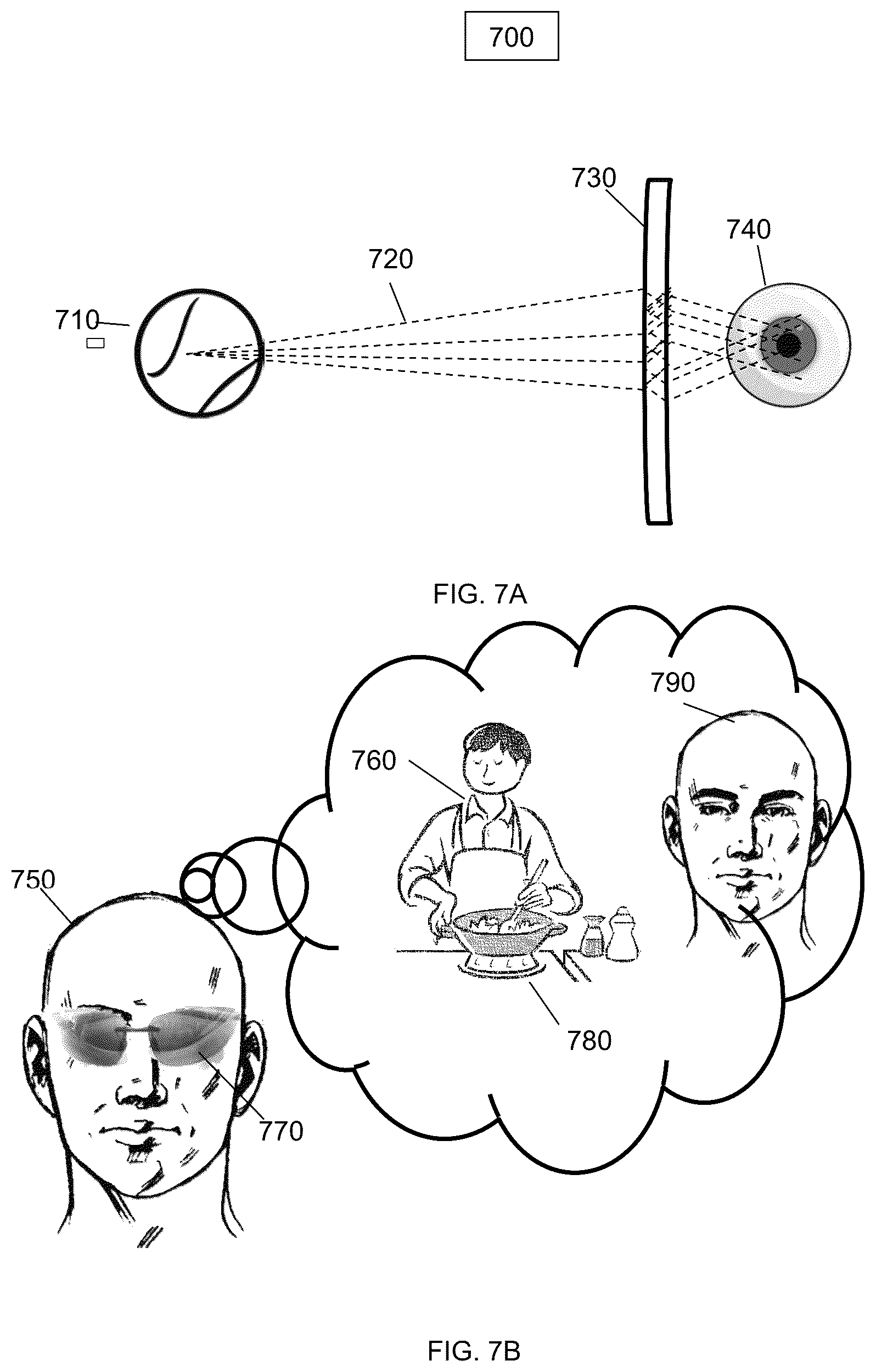 Patent US12541292 Figure 7 – User device utilizing one or more multidimensional object databases