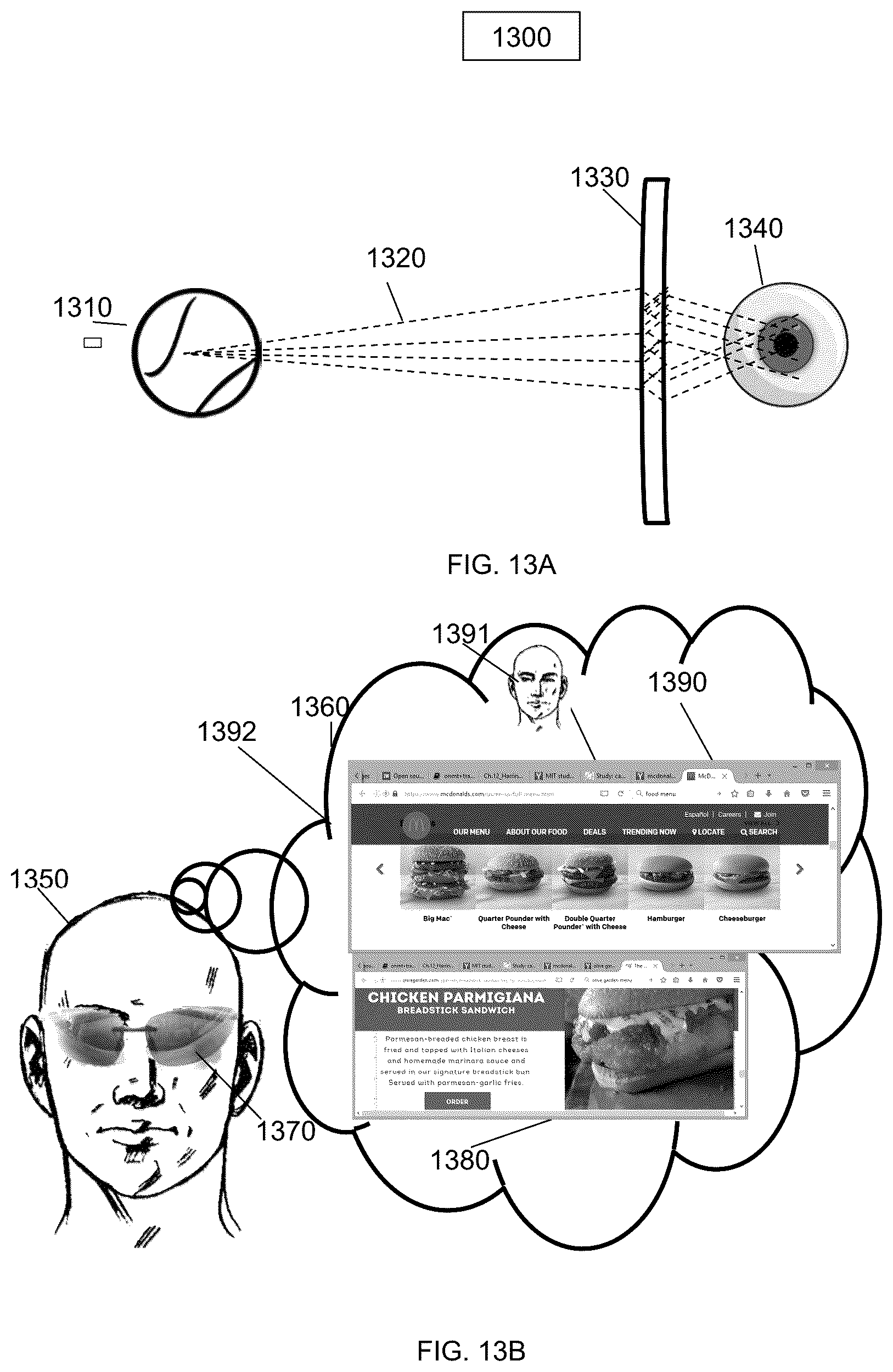 Patent US12541292 Figure 13 – User device utilizing one or more multidimensional object databases