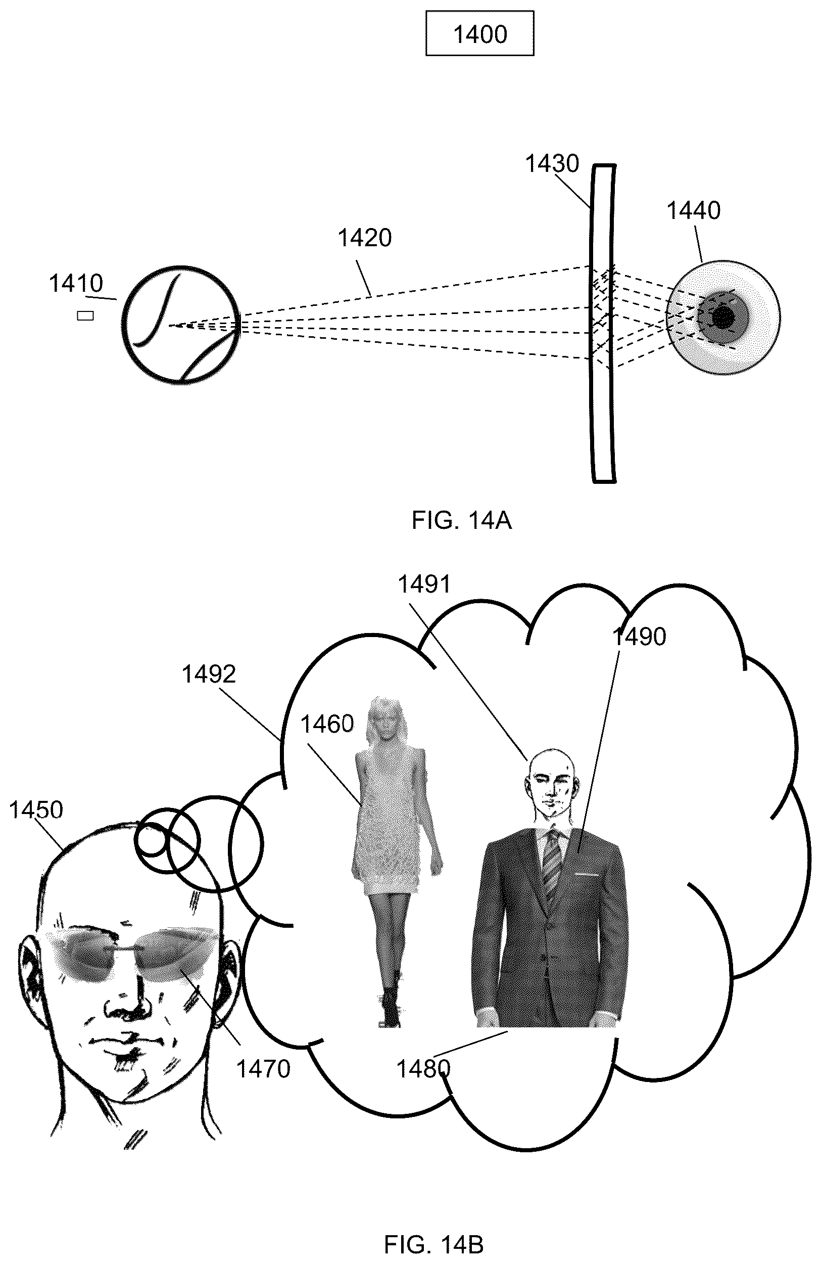 Patent US12541292 Figure 14 – User device utilizing one or more multidimensional object databases
