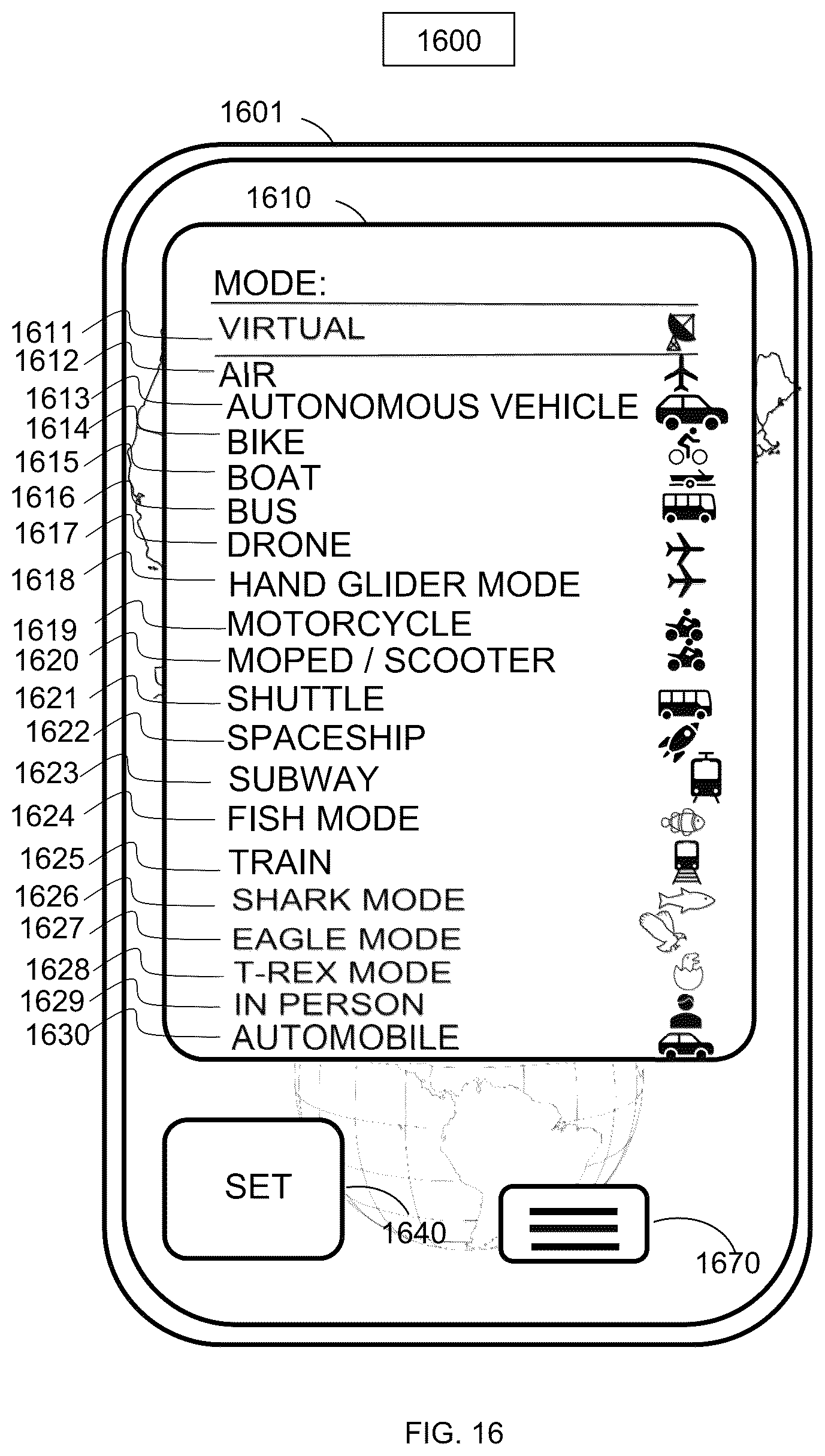 Patent US12541292 Figure 16 – User device utilizing one or more multidimensional object databases