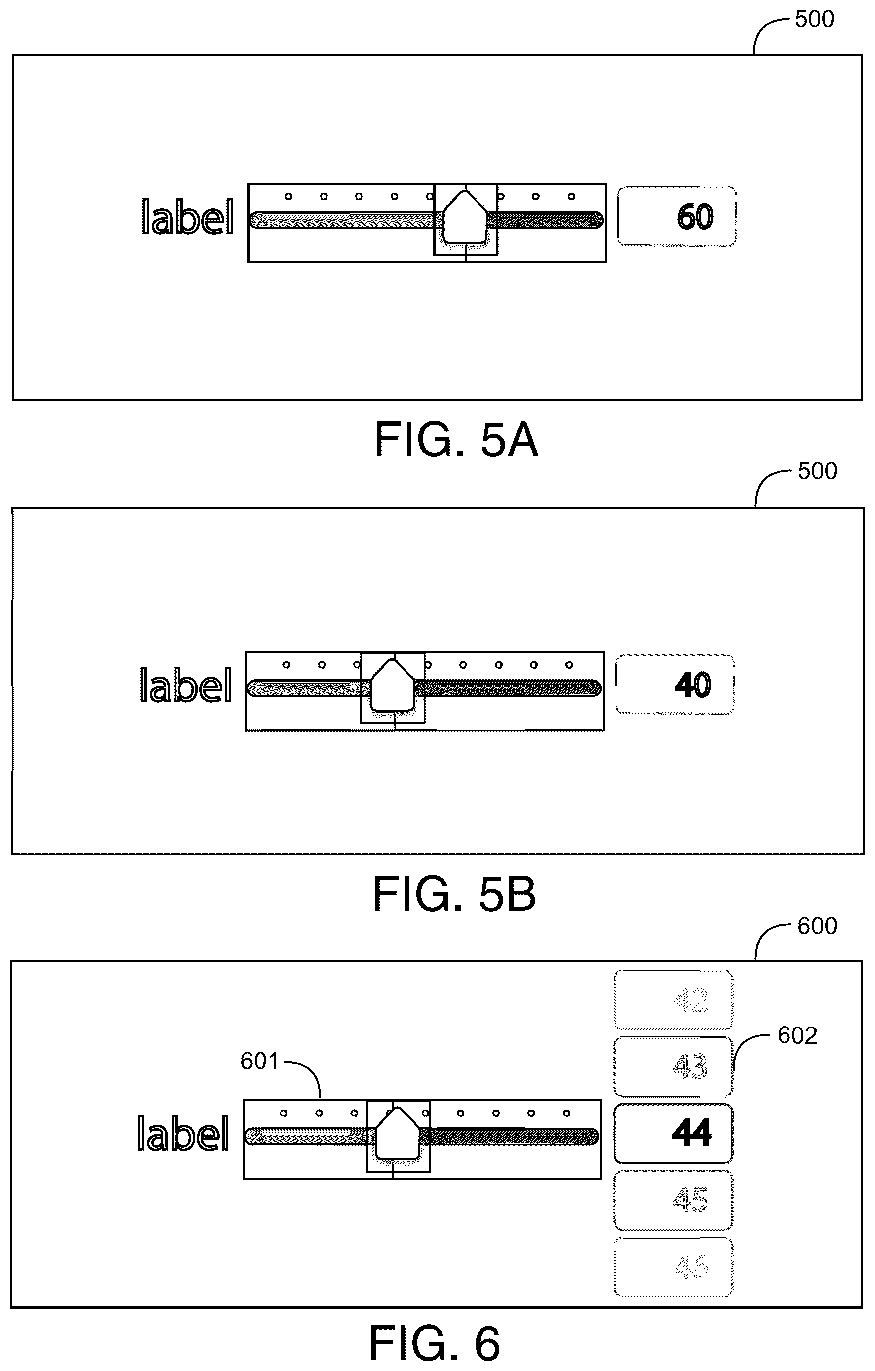 Patent US12541293 Figure 7 – Physiological monitor touchscreen interface