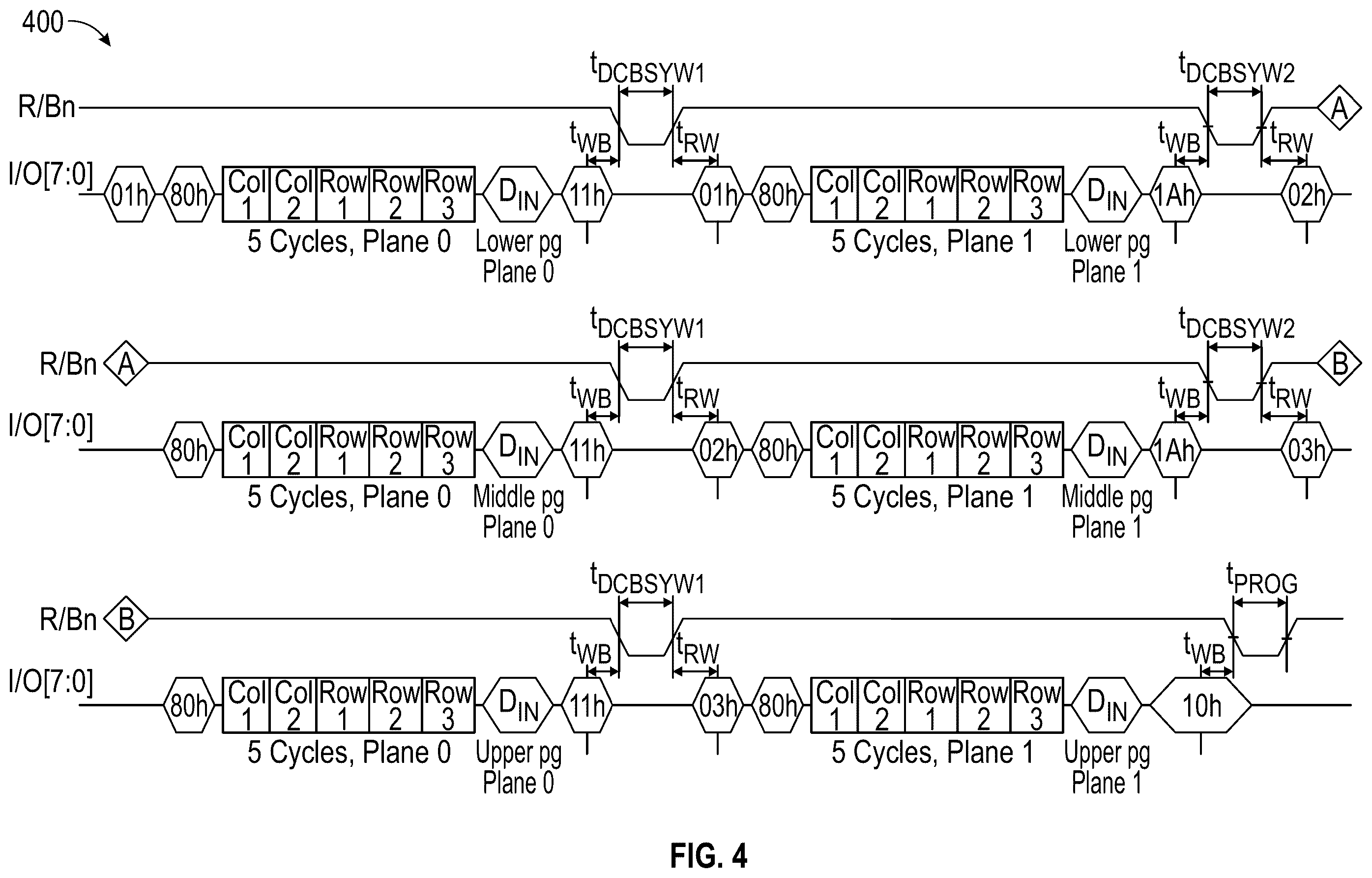 Patent US12541301 Figure 4 – Shortened commands to reduce data transmission