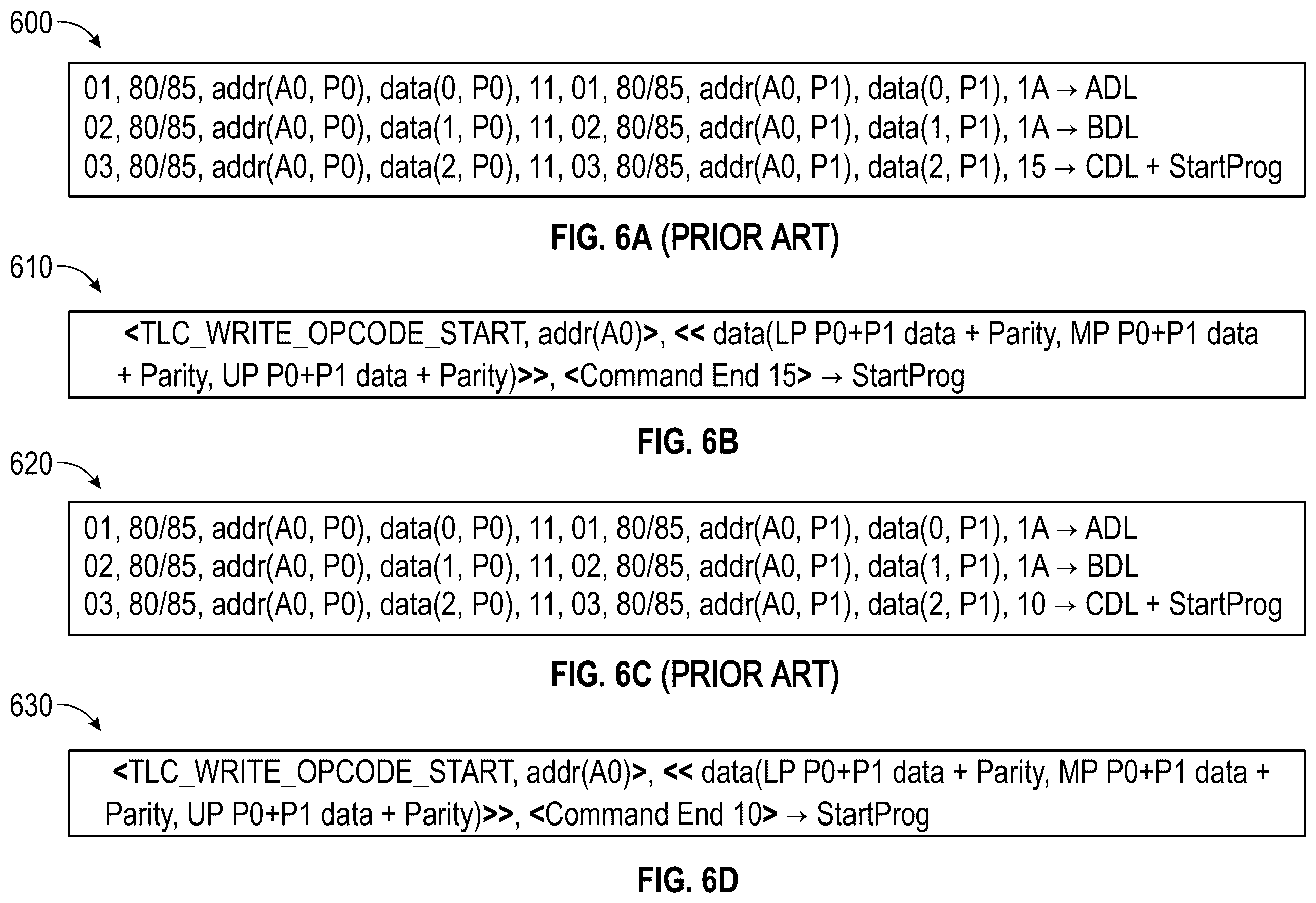Patent US12541301 Figure 7 – Shortened commands to reduce data transmission