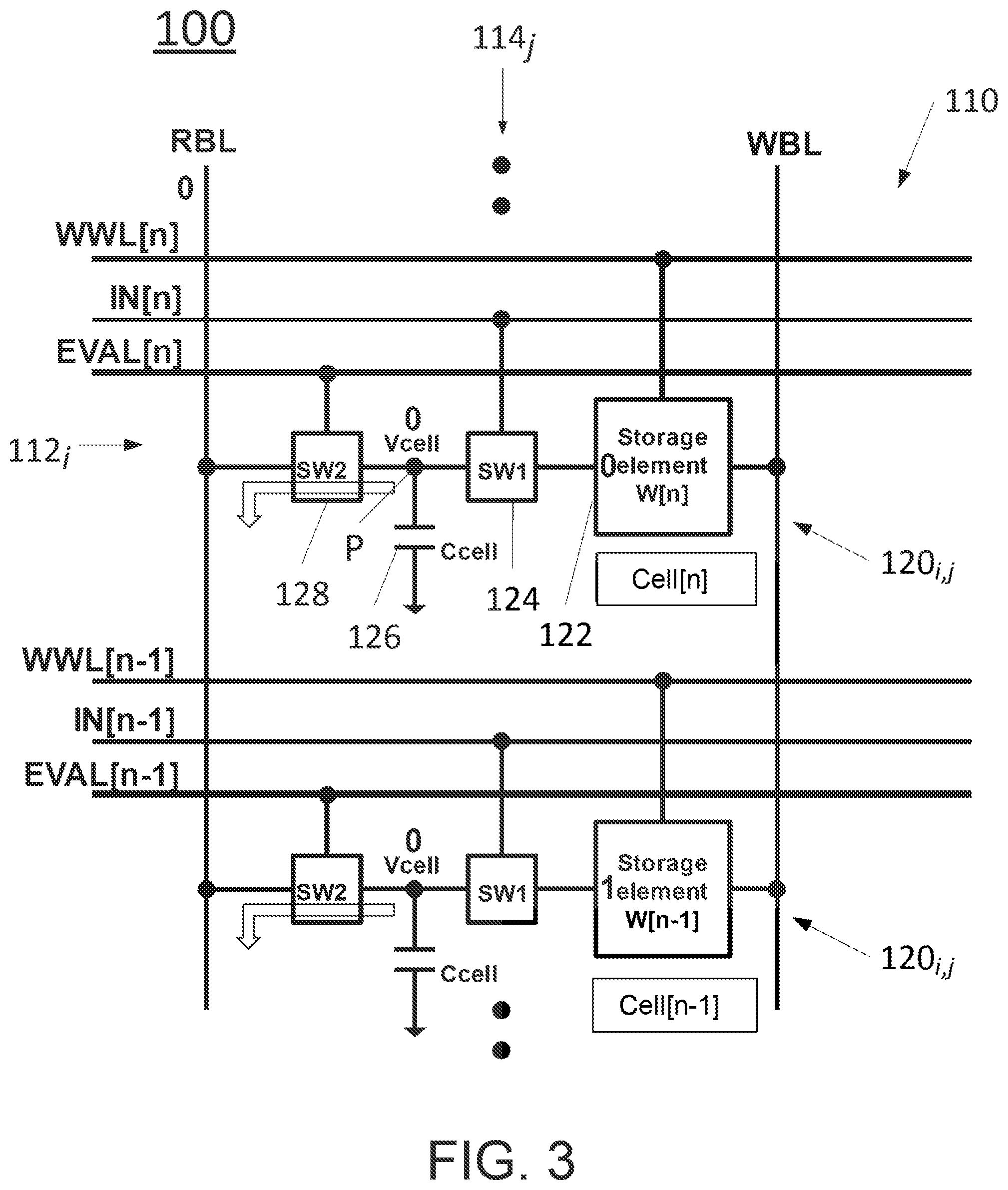 Patent US12541319 Figure 3 – Computing-in-memory device and method