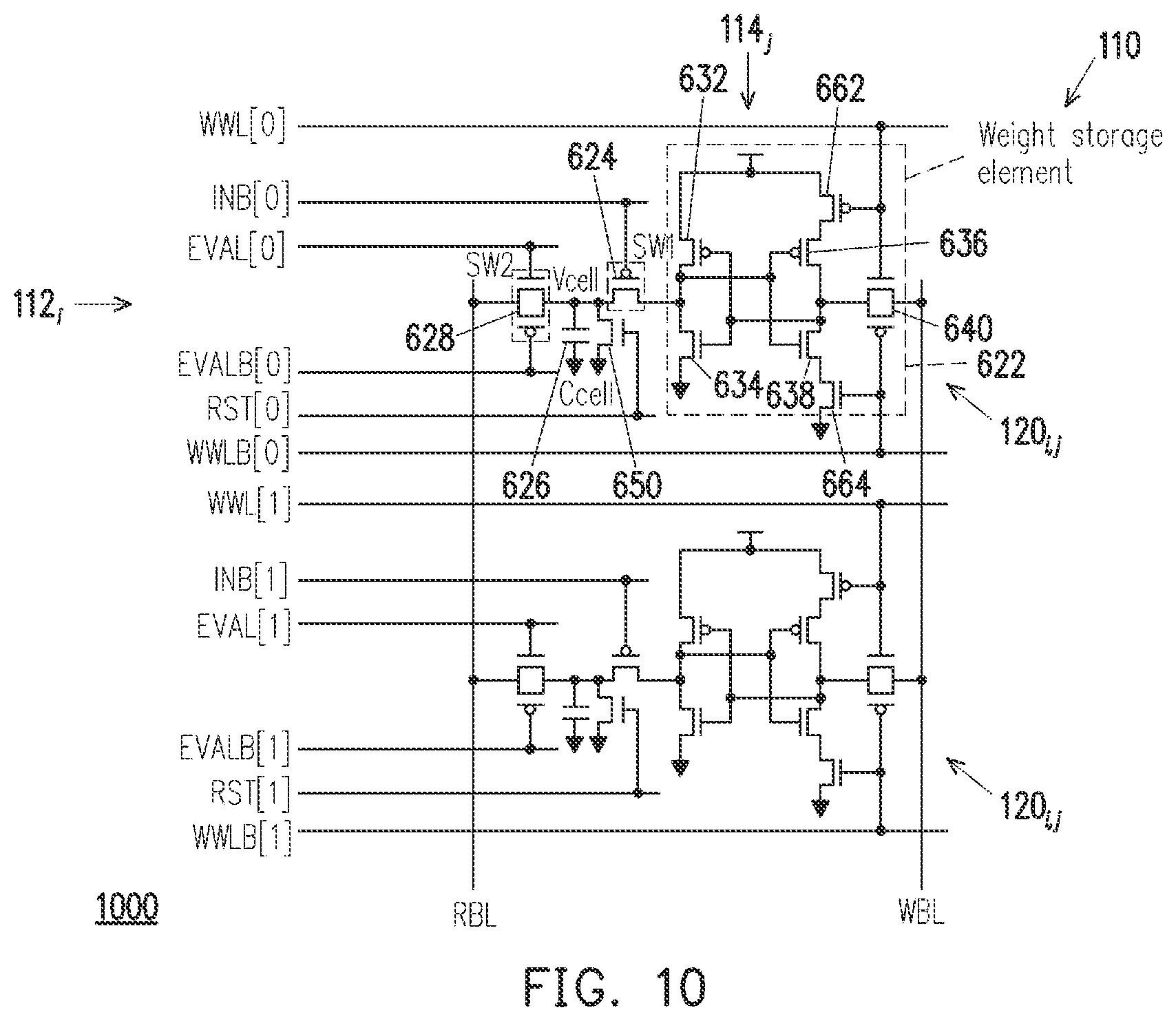 Patent US12541319 Figure 10 – Computing-in-memory device and method