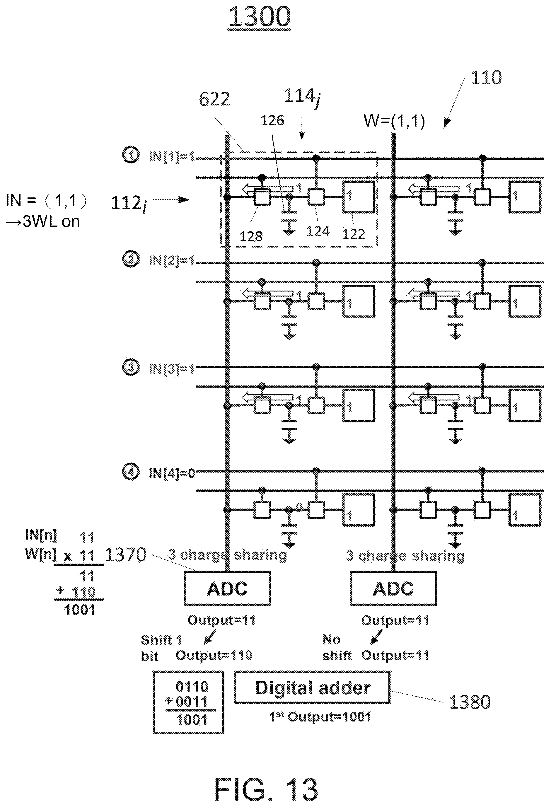 Patent US12541319 Figure 13 – Computing-in-memory device and method