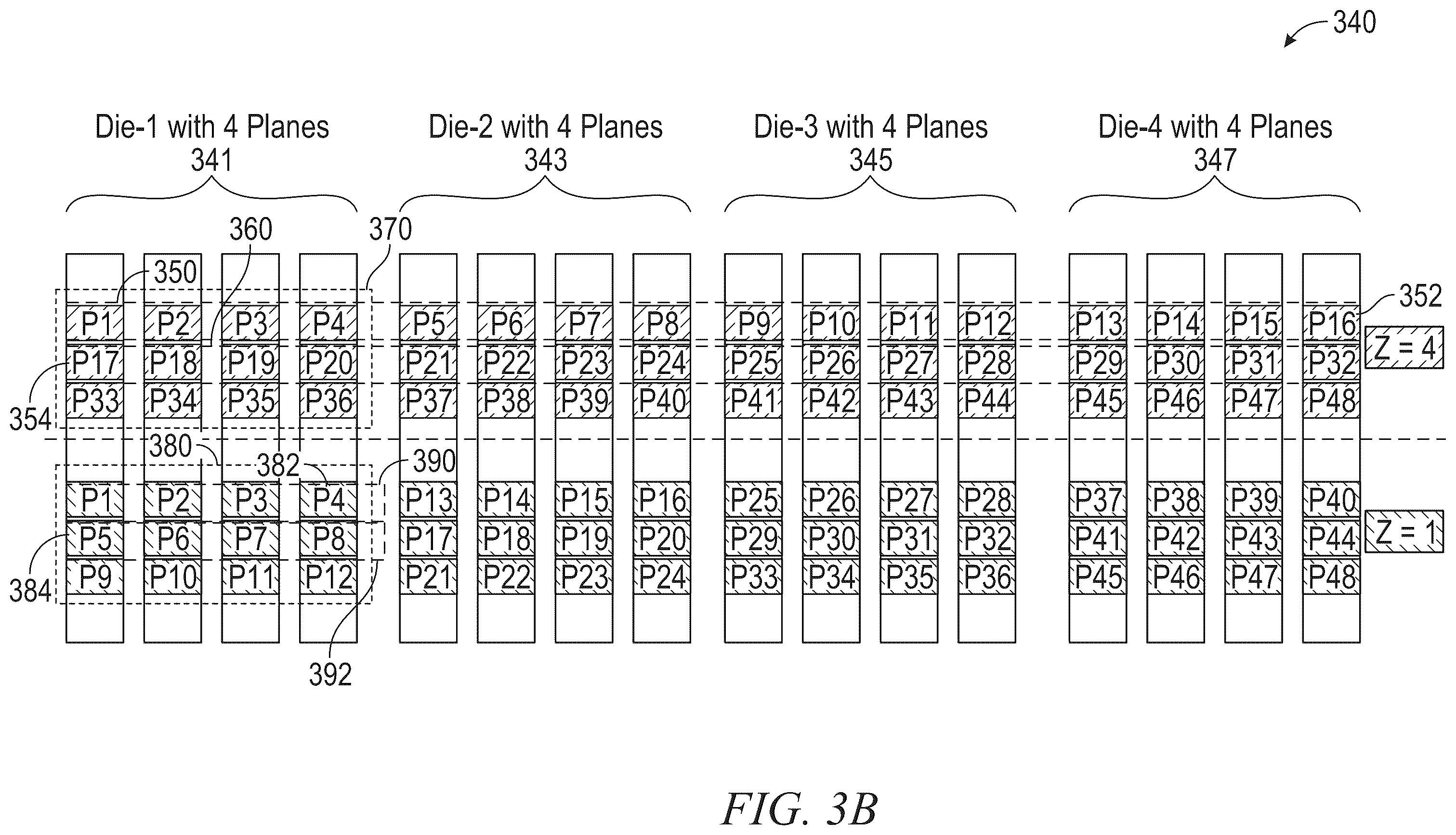 Patent US12541327 Figure 4 – Storing sequential and random data in different layouts