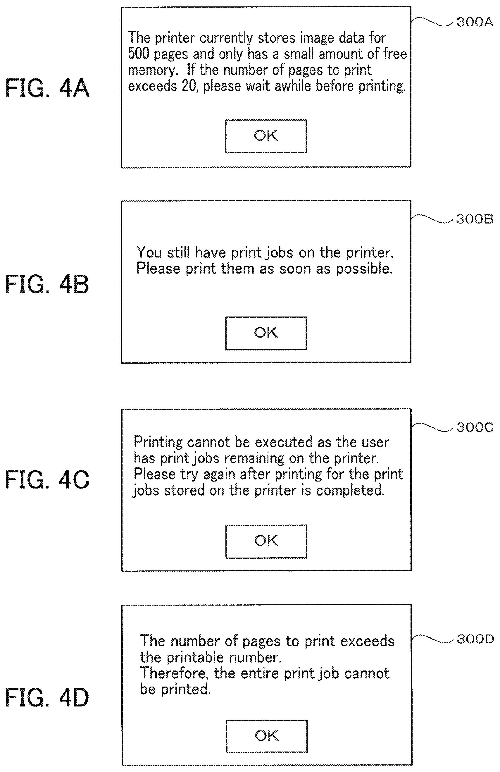 Patent US12541330 Figure 4 – Information processing device setting value for print job on the basis of settings information acquired from external device