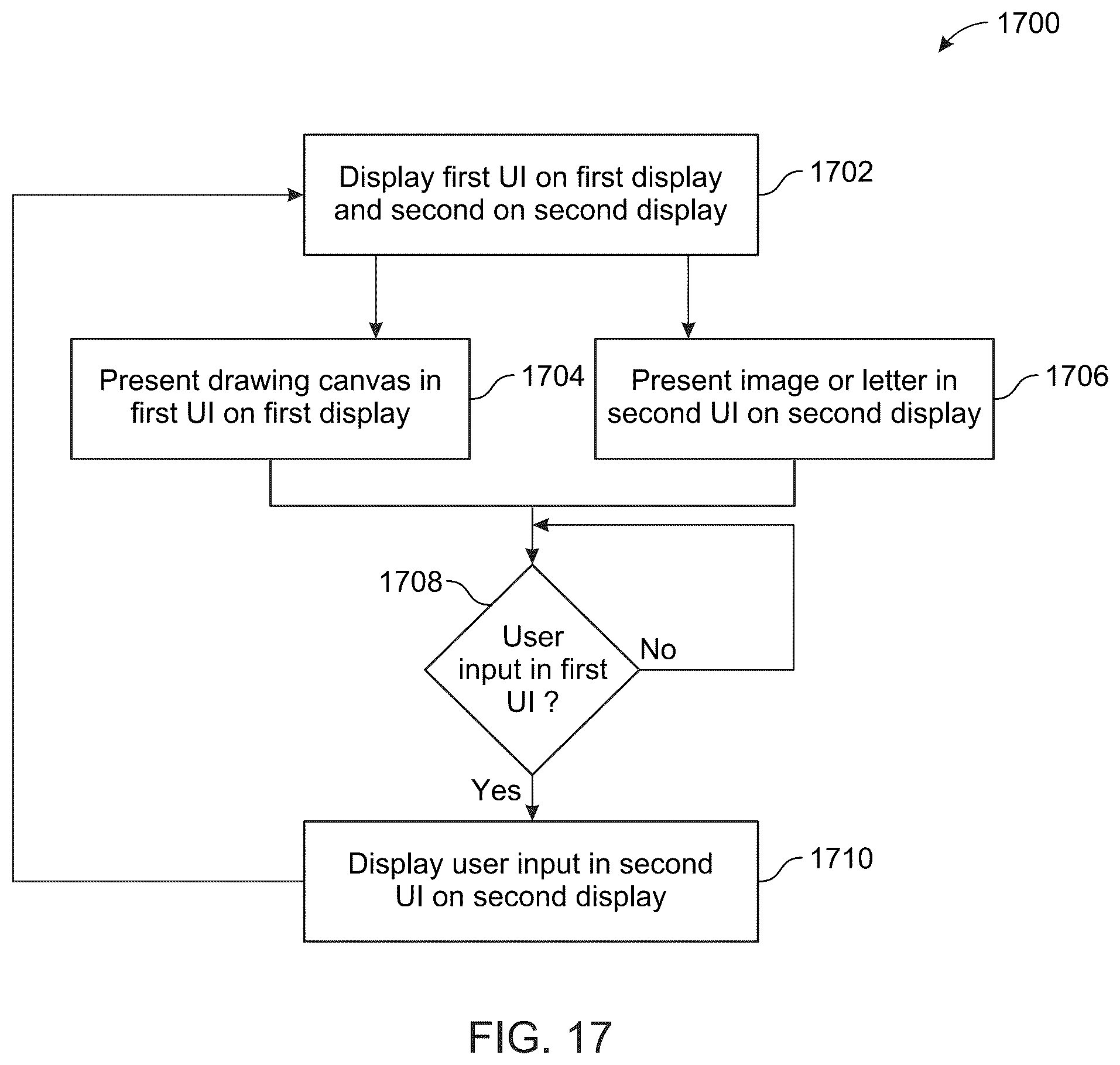 Patent US12541336 Figure 17 – Instruction color book painting for dual-screen devices