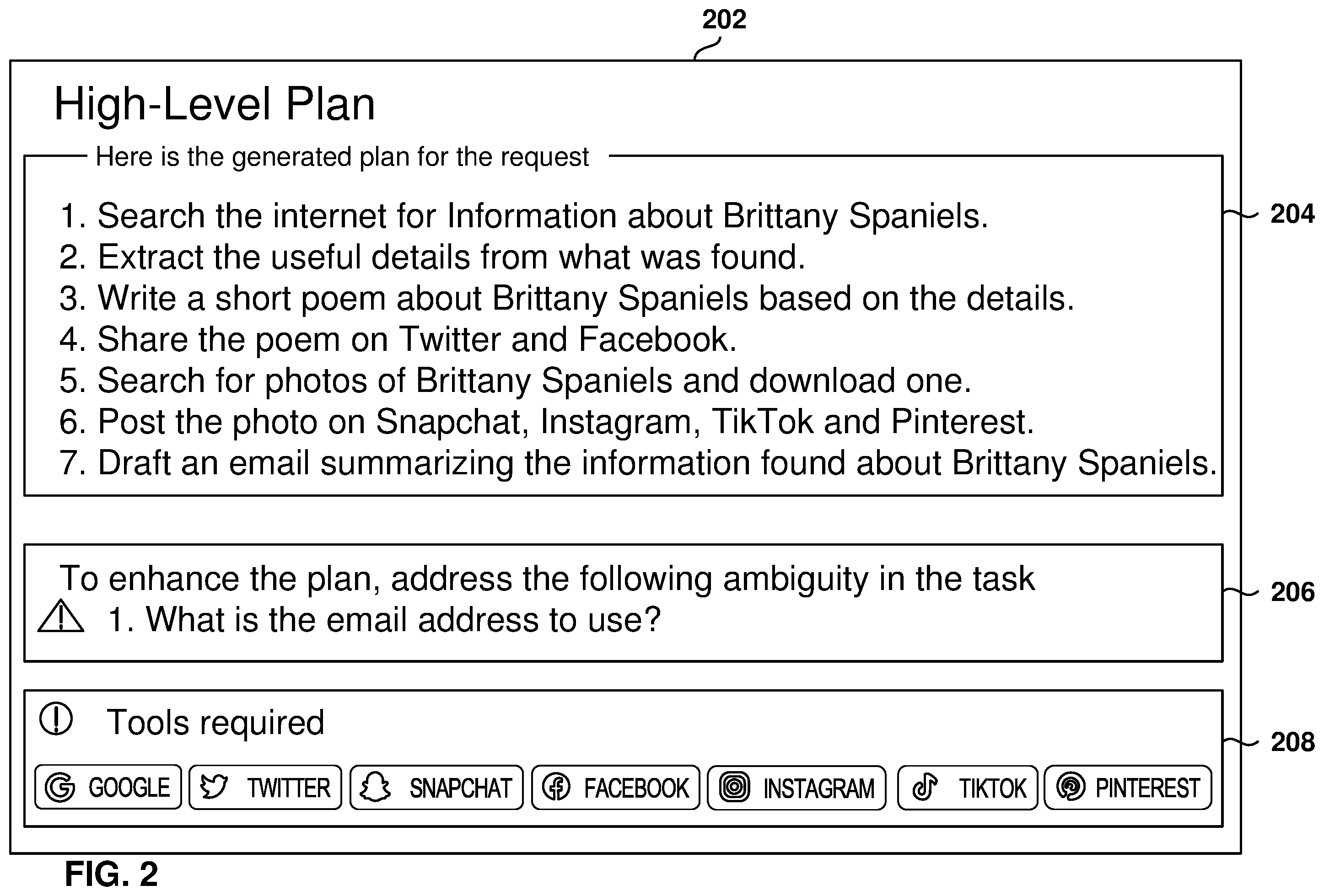 Patent US12541346 Figure 2 – Utility system for automated code generation and execution
