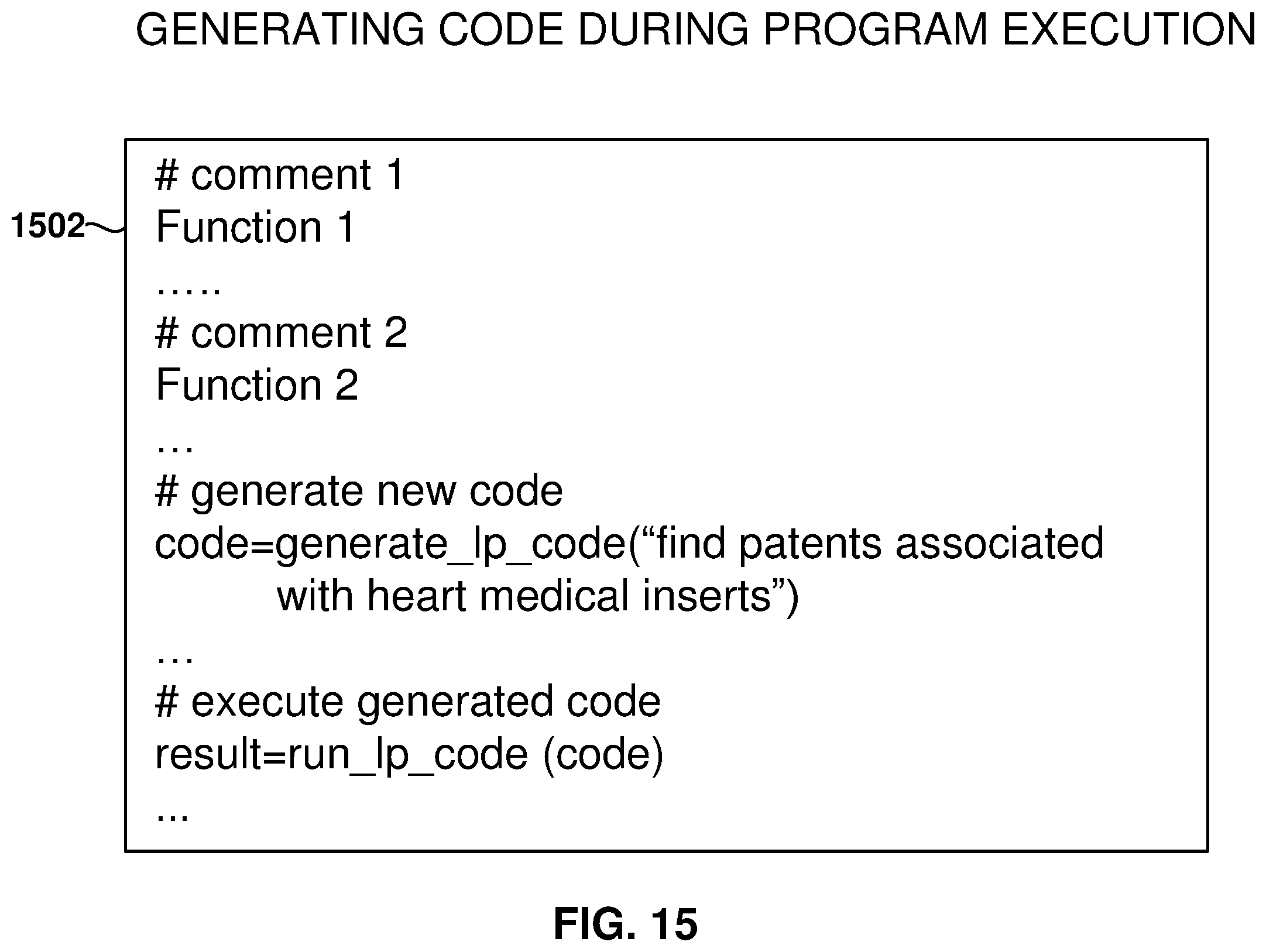 Patent US12541346 Figure 15 – Utility system for automated code generation and execution