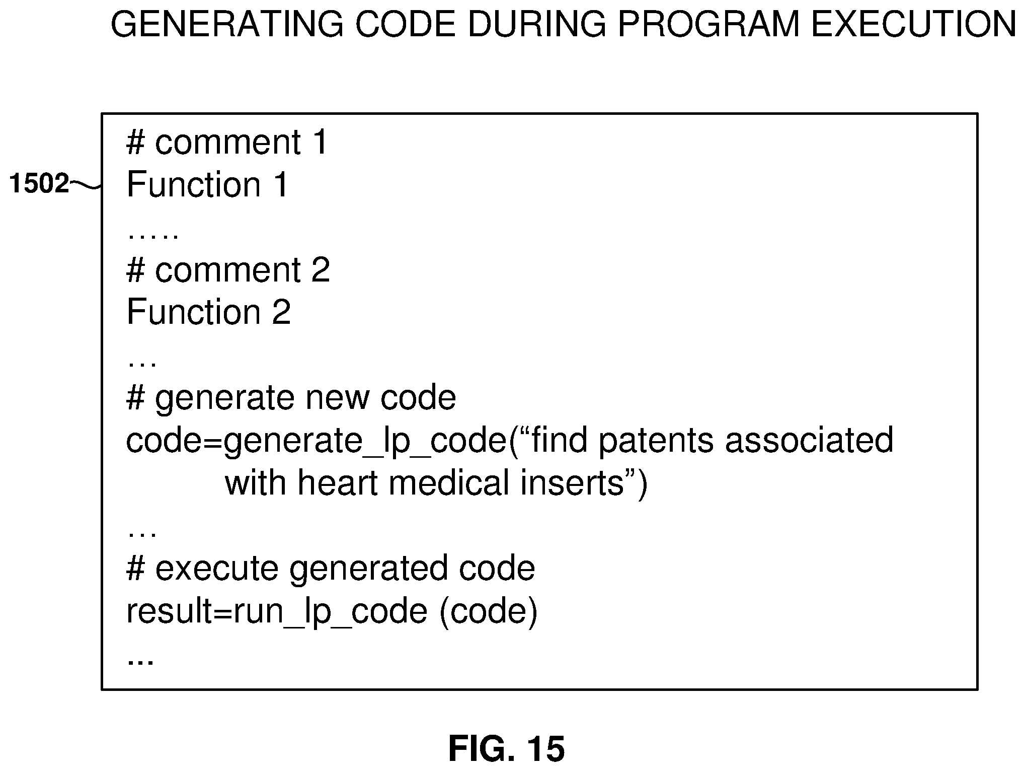 Patent US12541348 Figure 15 – Utility system for automated code generation and execution