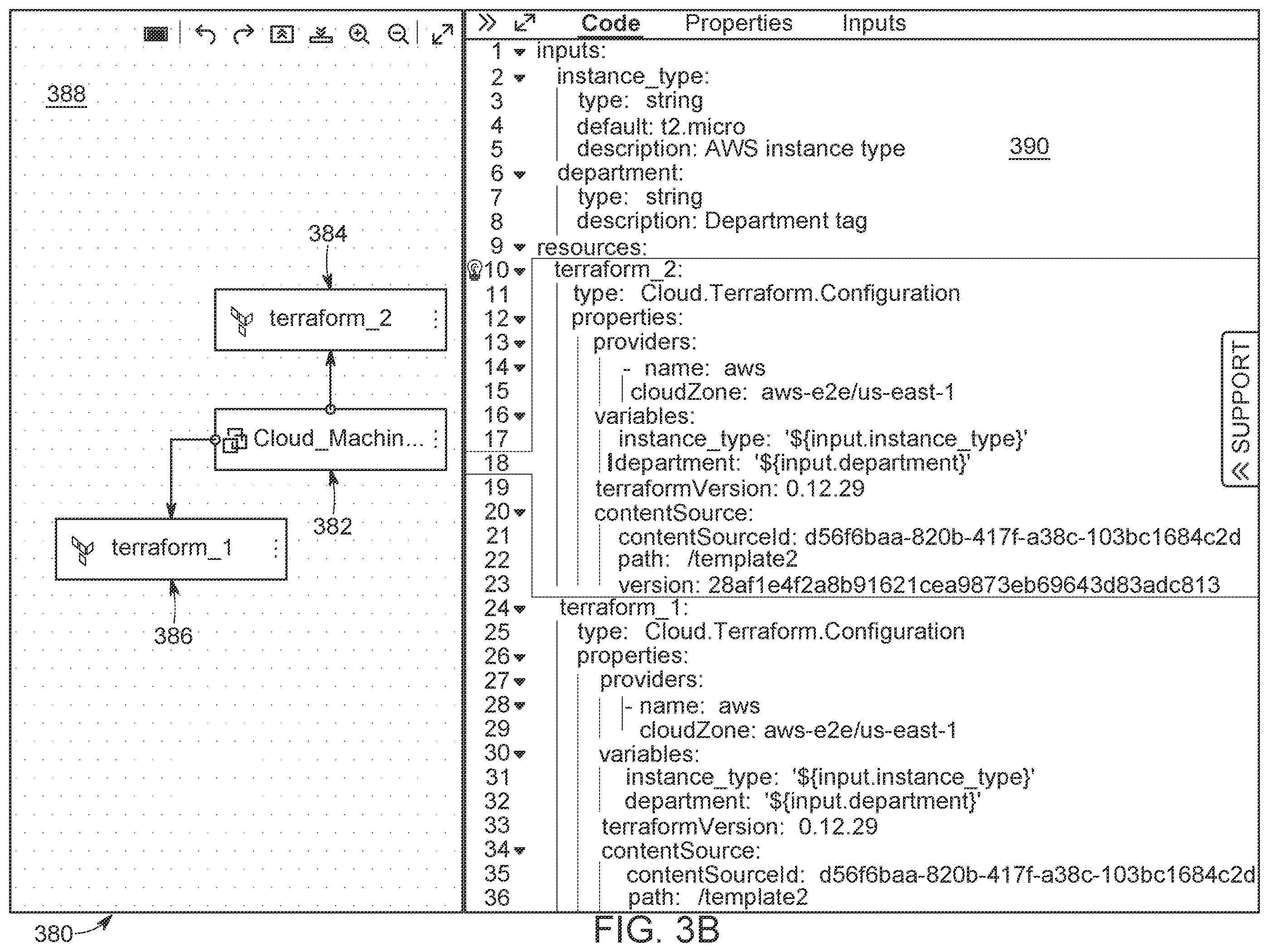 Patent US12541351 Figure 4 – Deployment of cloud infrastructures using a cloud management platform