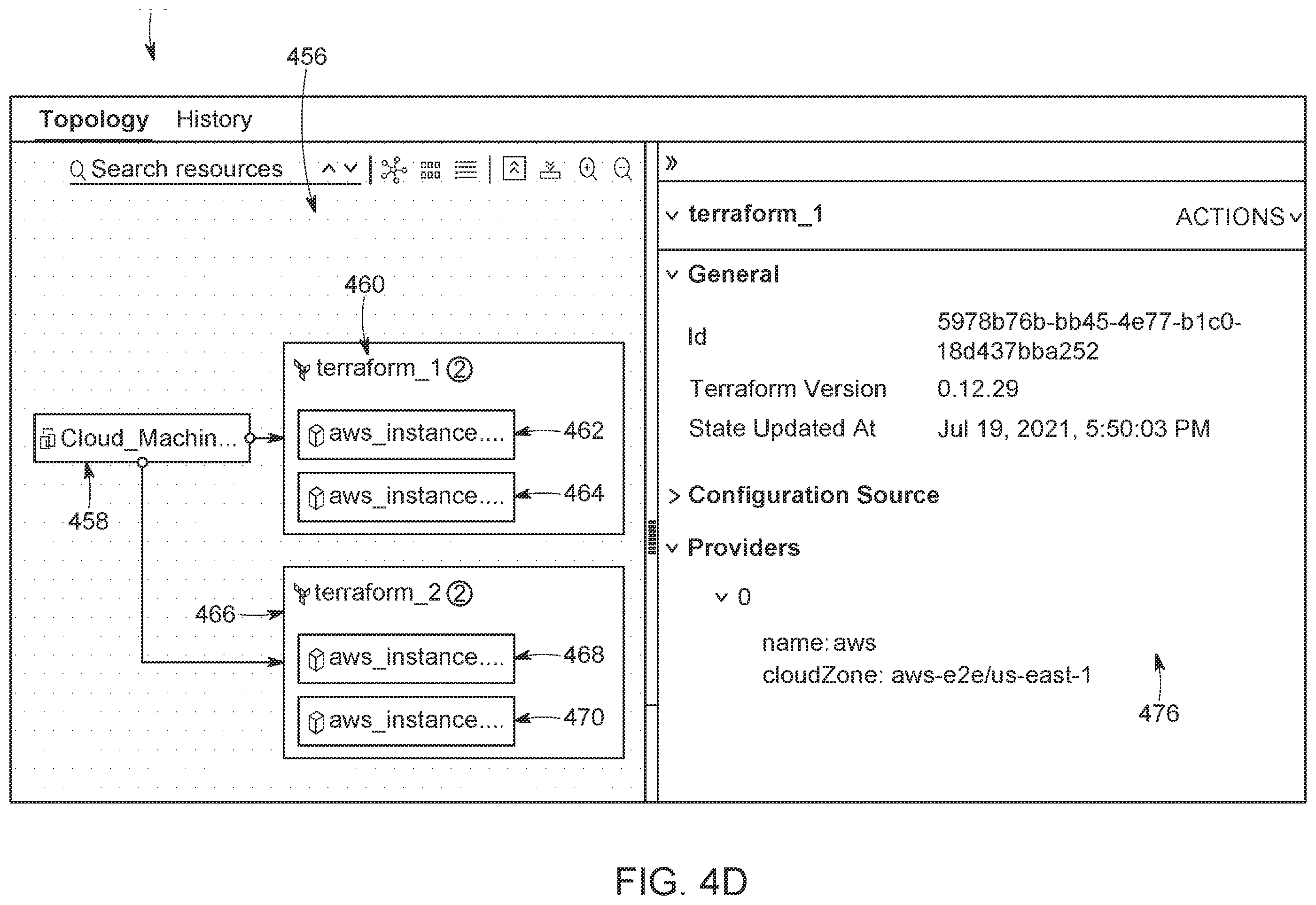 Patent US12541351 Figure 8 – Deployment of cloud infrastructures using a cloud management platform