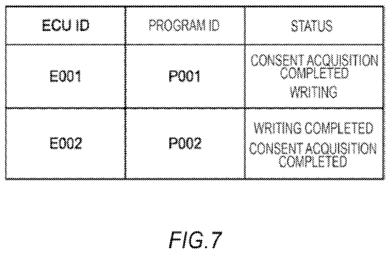 Patent US12541358 Figure 7 – Program update control apparatus, program update control method and non-transitory computer-readable storage medium