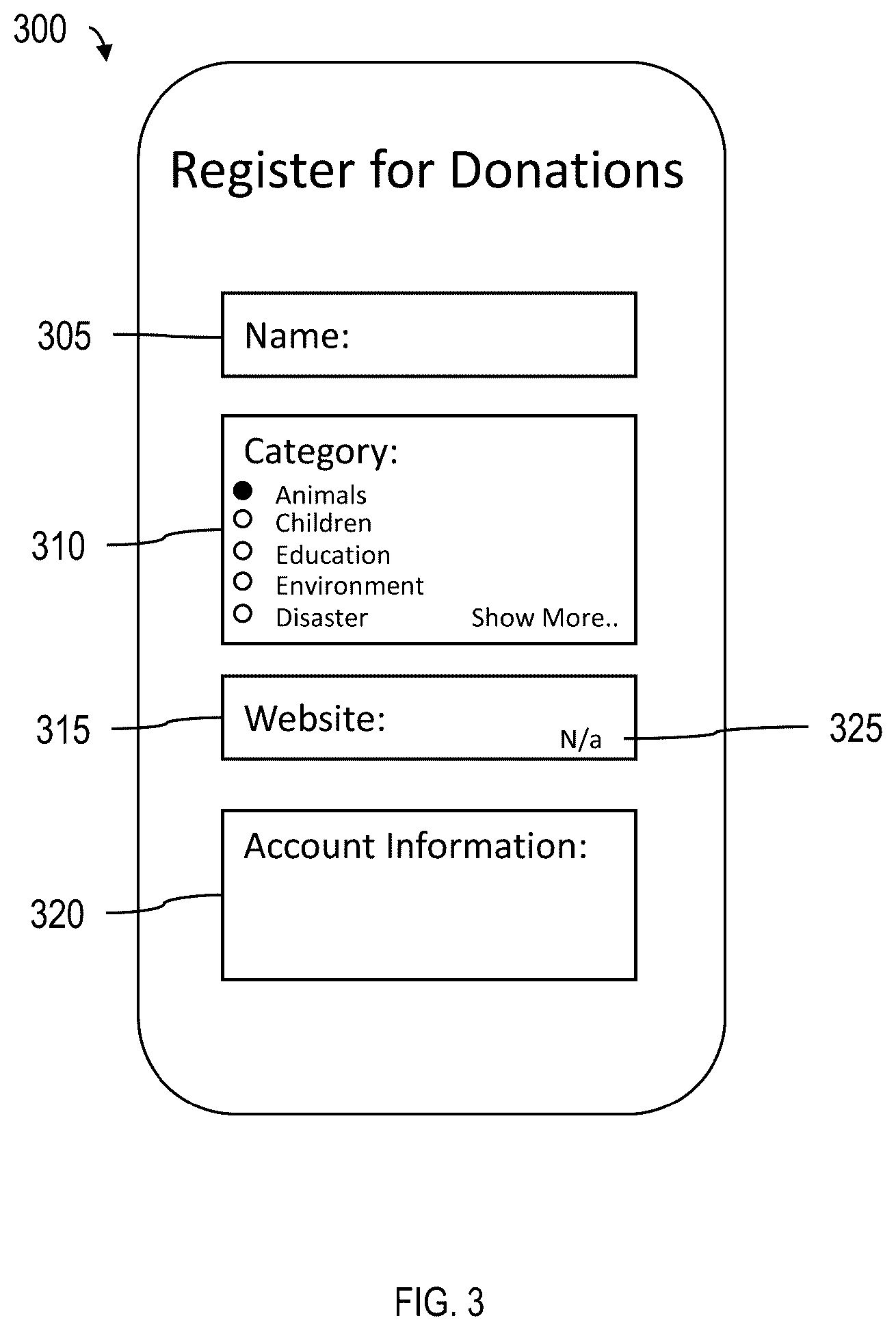 Patent US12541378 Figure 3 – Systems and methods for generating and providing a dynamic user interface
