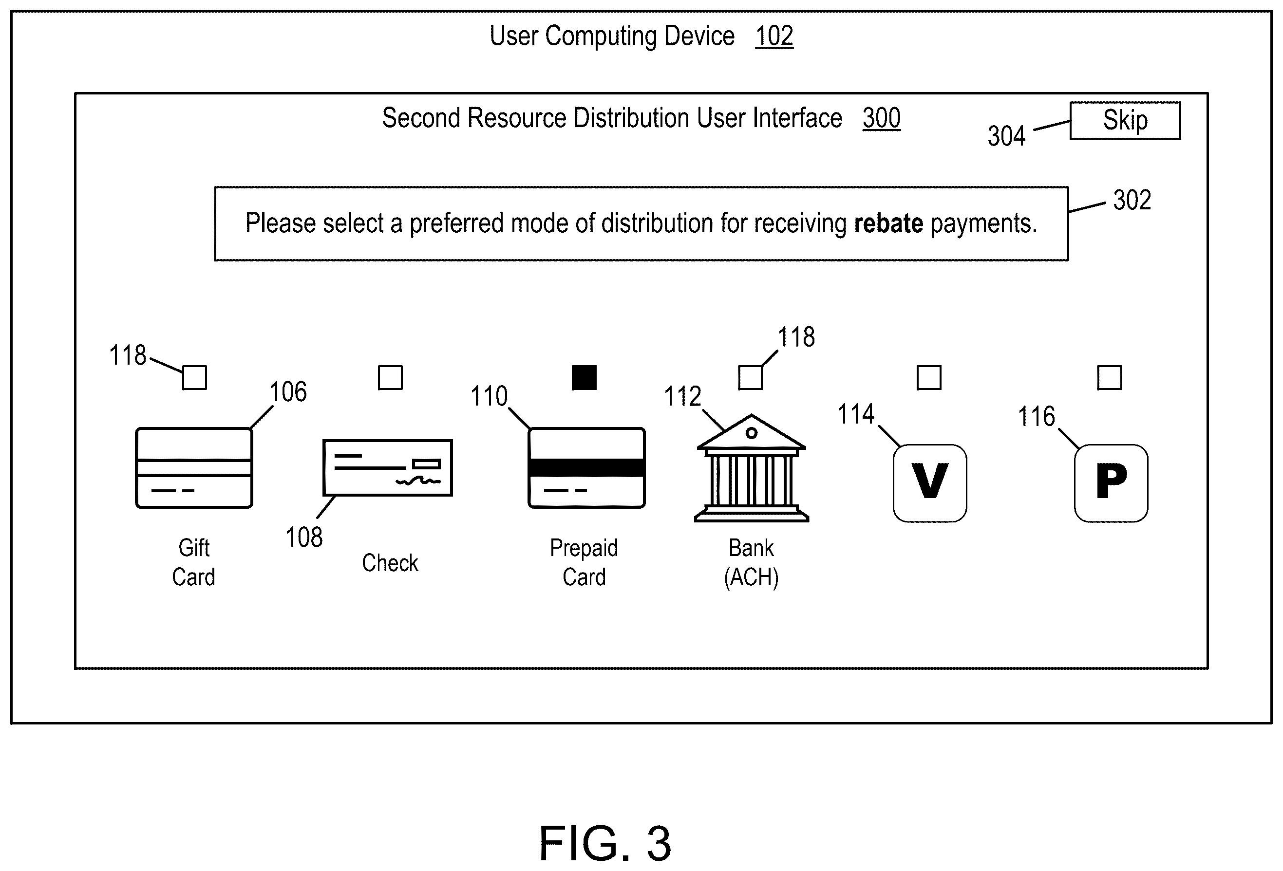 Patent US12541399 Figure 3 – Rules-based resource distribution