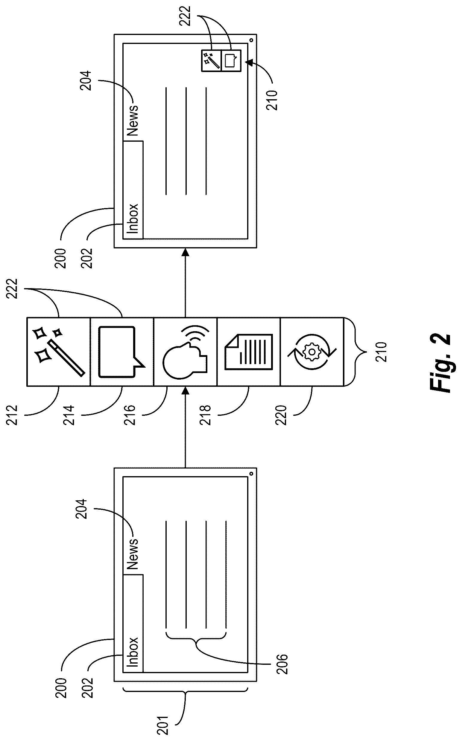 Patent US12541400 Figure 2 – Autonomous process execution for large language model function buttons