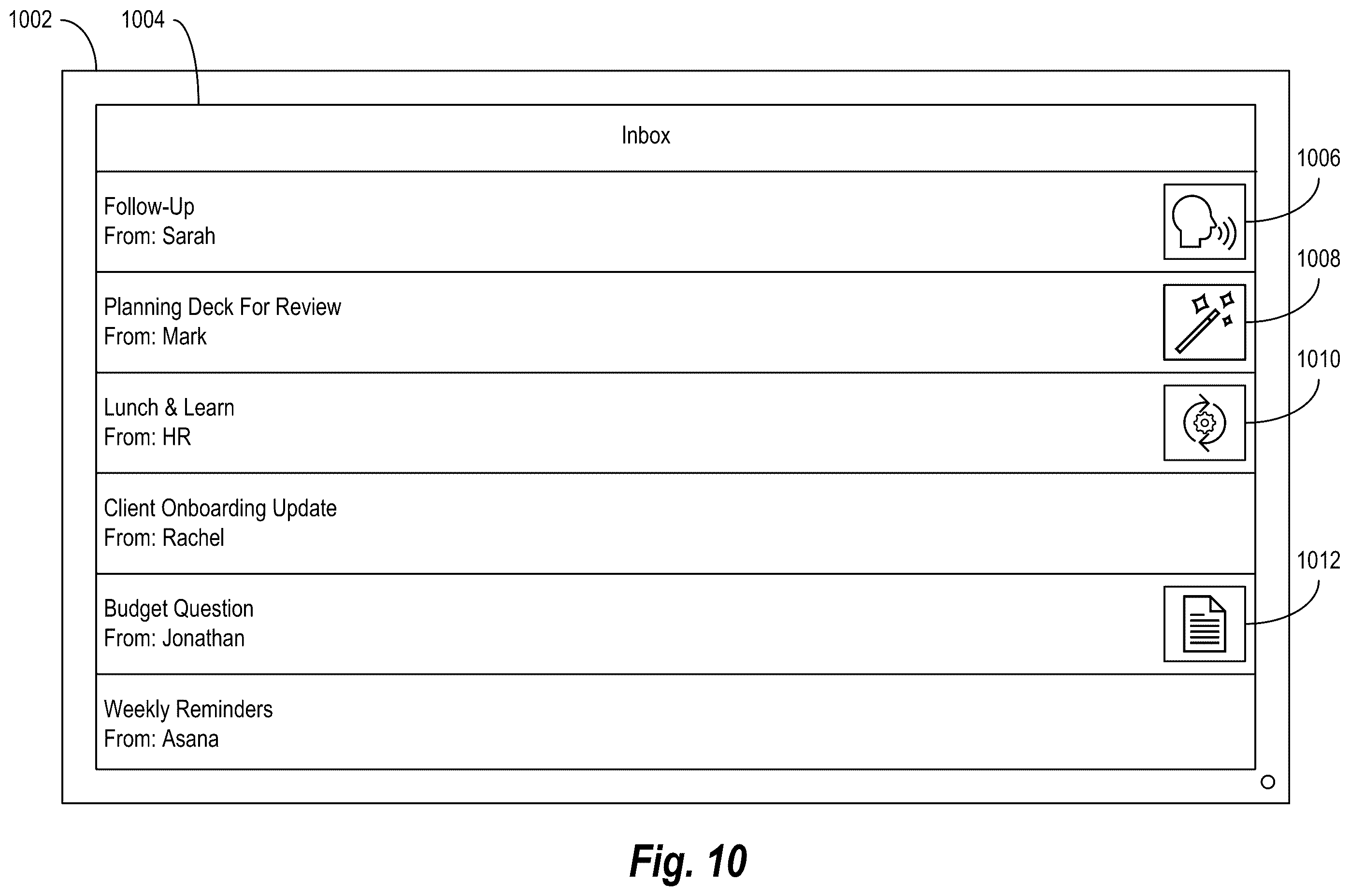 Patent US12541400 Figure 10 – Autonomous process execution for large language model function buttons