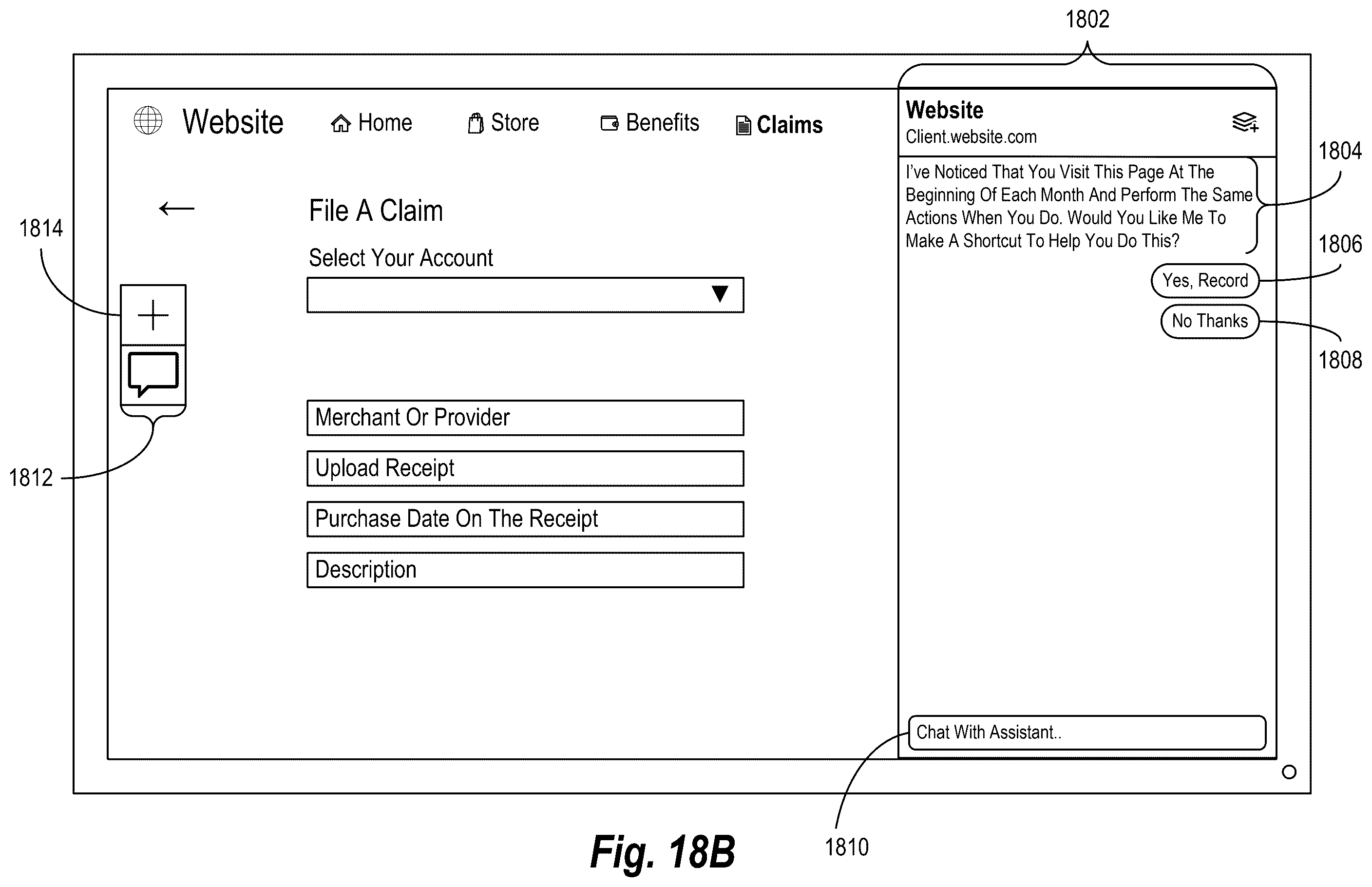 Patent US12541400 Figure 19 – Autonomous process execution for large language model function buttons