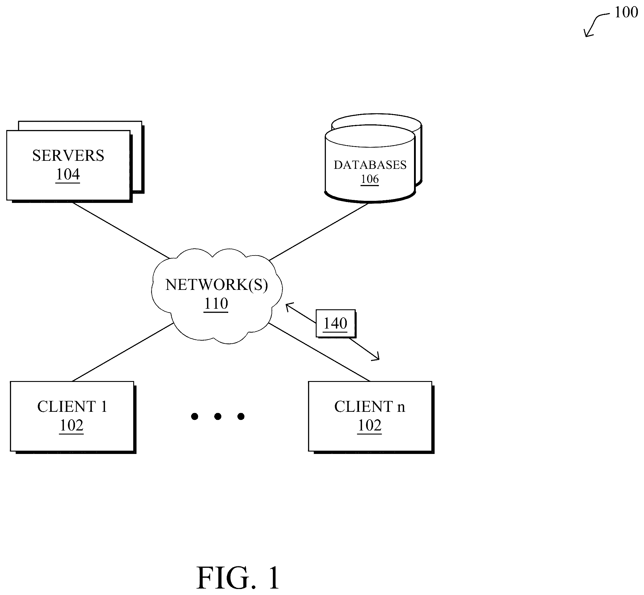 Patent US12541408 Figure 1 – Optimized dynamic large scale and large document ingestion for search engines using service mesh