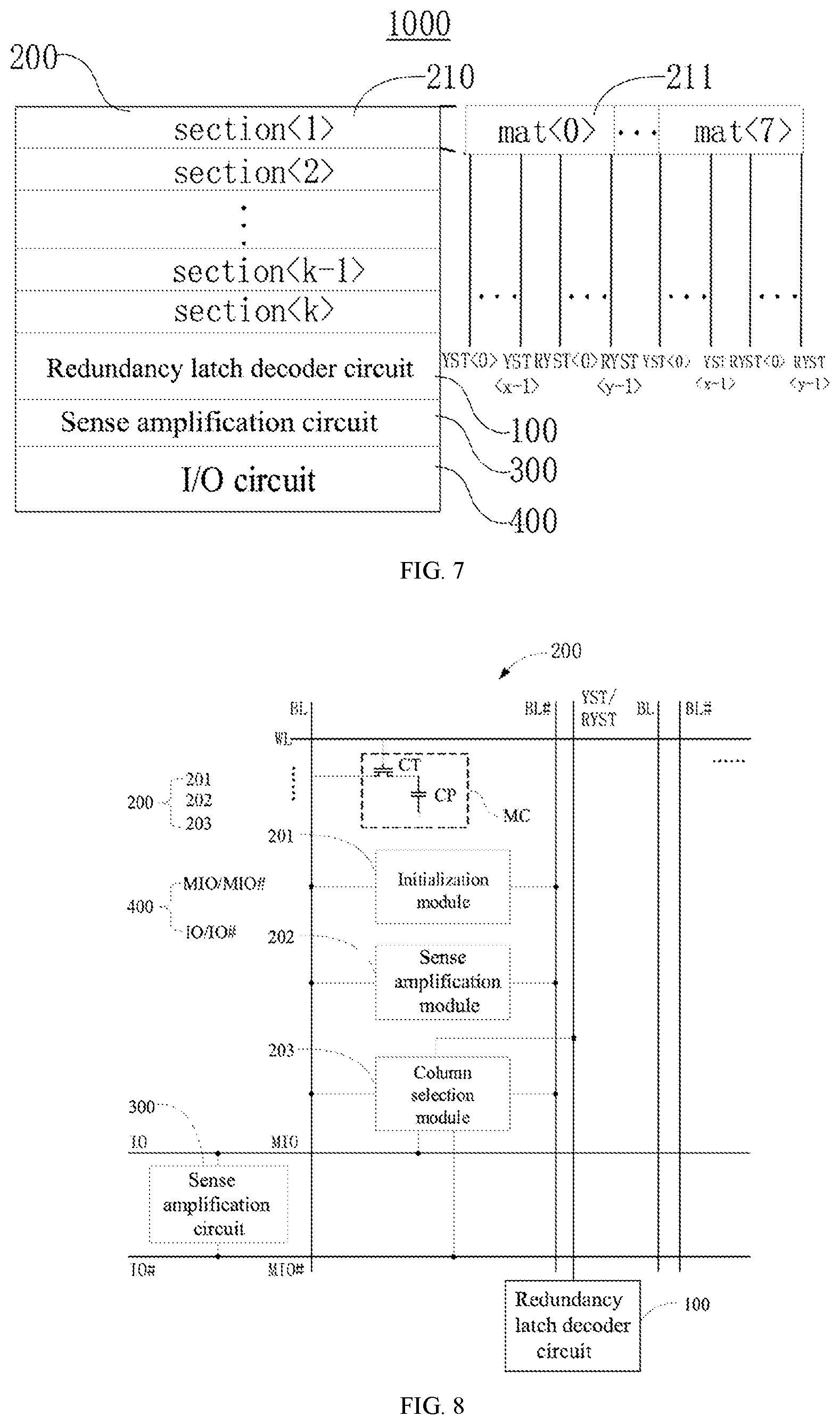 Patent US12541441 Figure 5 – Redundancy latch decoder circuit and memory
