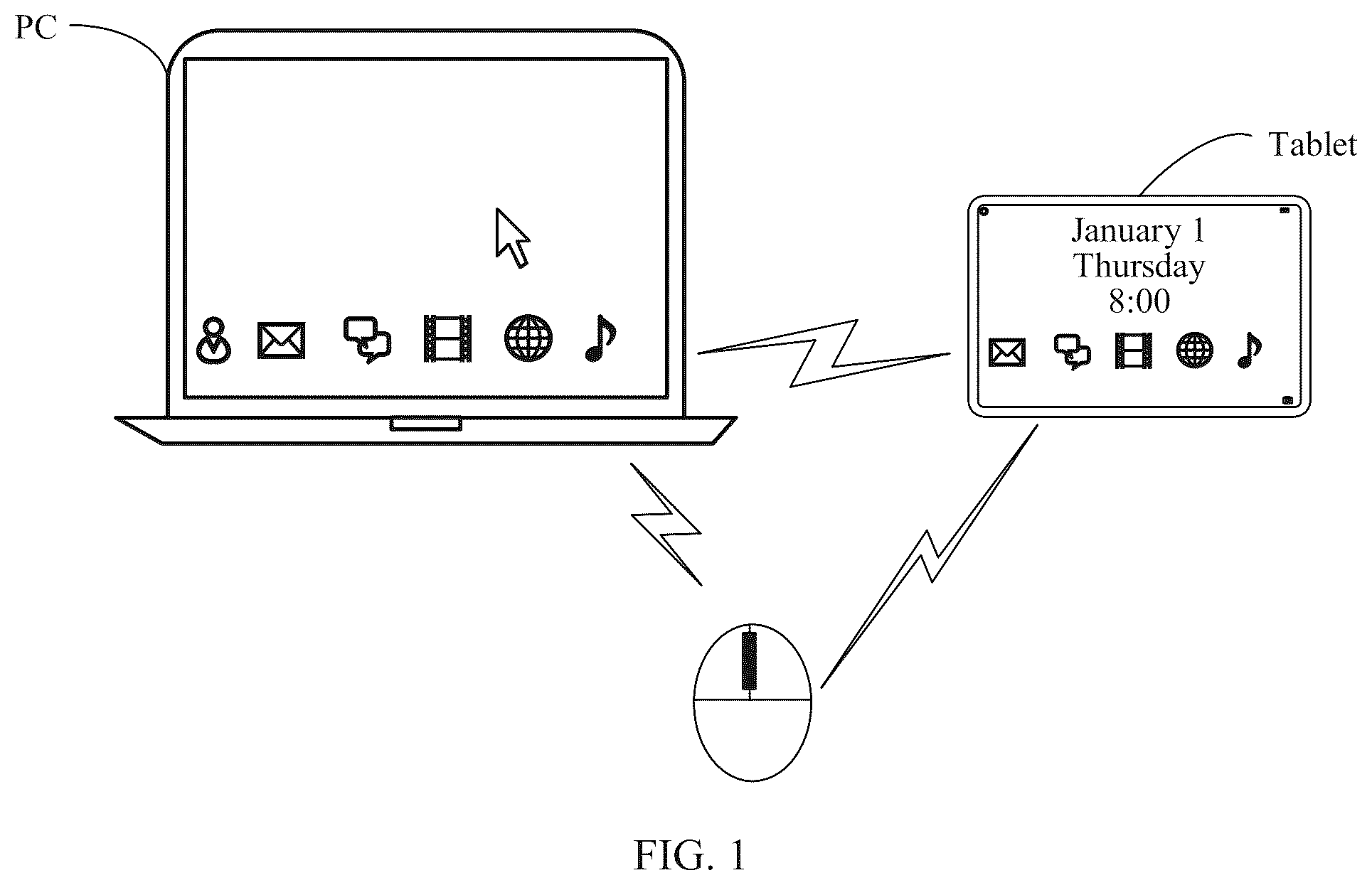 Patent US12541474 Figure 1 – Event processing method and apparatus of input device